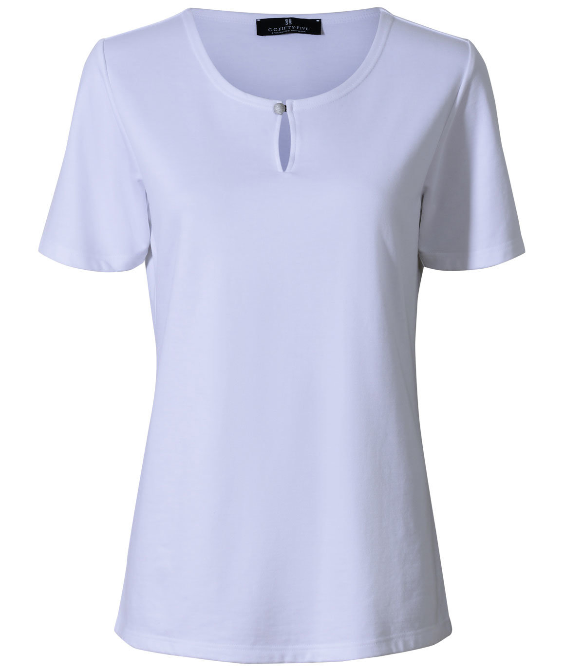 CC55 Nice T-shirt dam, White