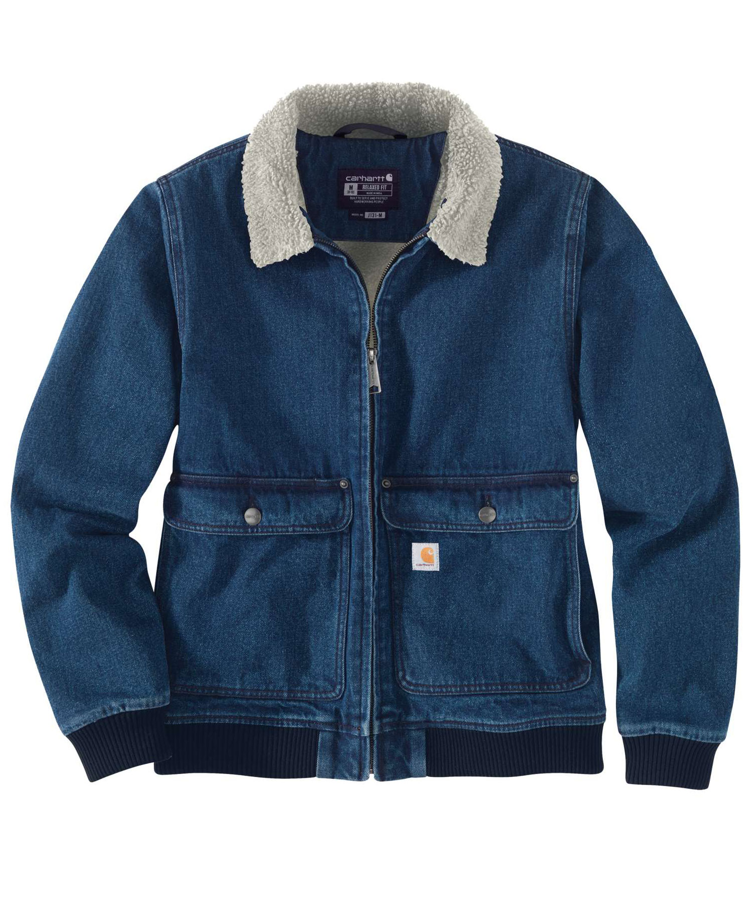 Carhartt denim jacka med foder dam, Beech