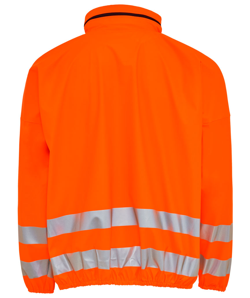 ELKA PU Heavy rain jacket, Hi-vis Orange