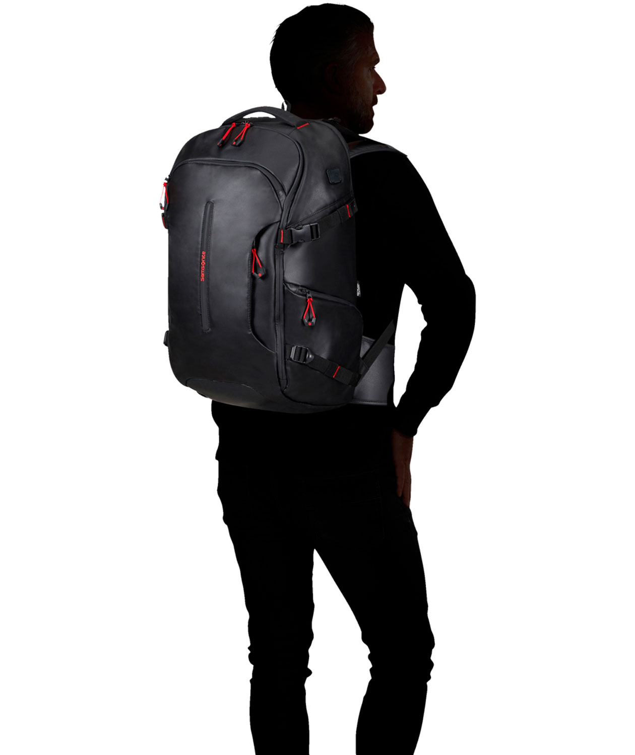 Samsonite Ecodiver Travel backpack 38L, Black, Black, large image number 4