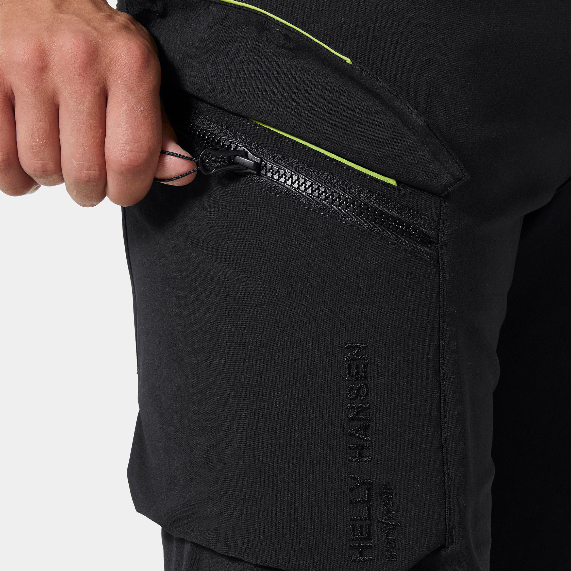 Helly Hansen Magni Evo. Connect&trade; cargoshorts full stretch, Black, large image number 6