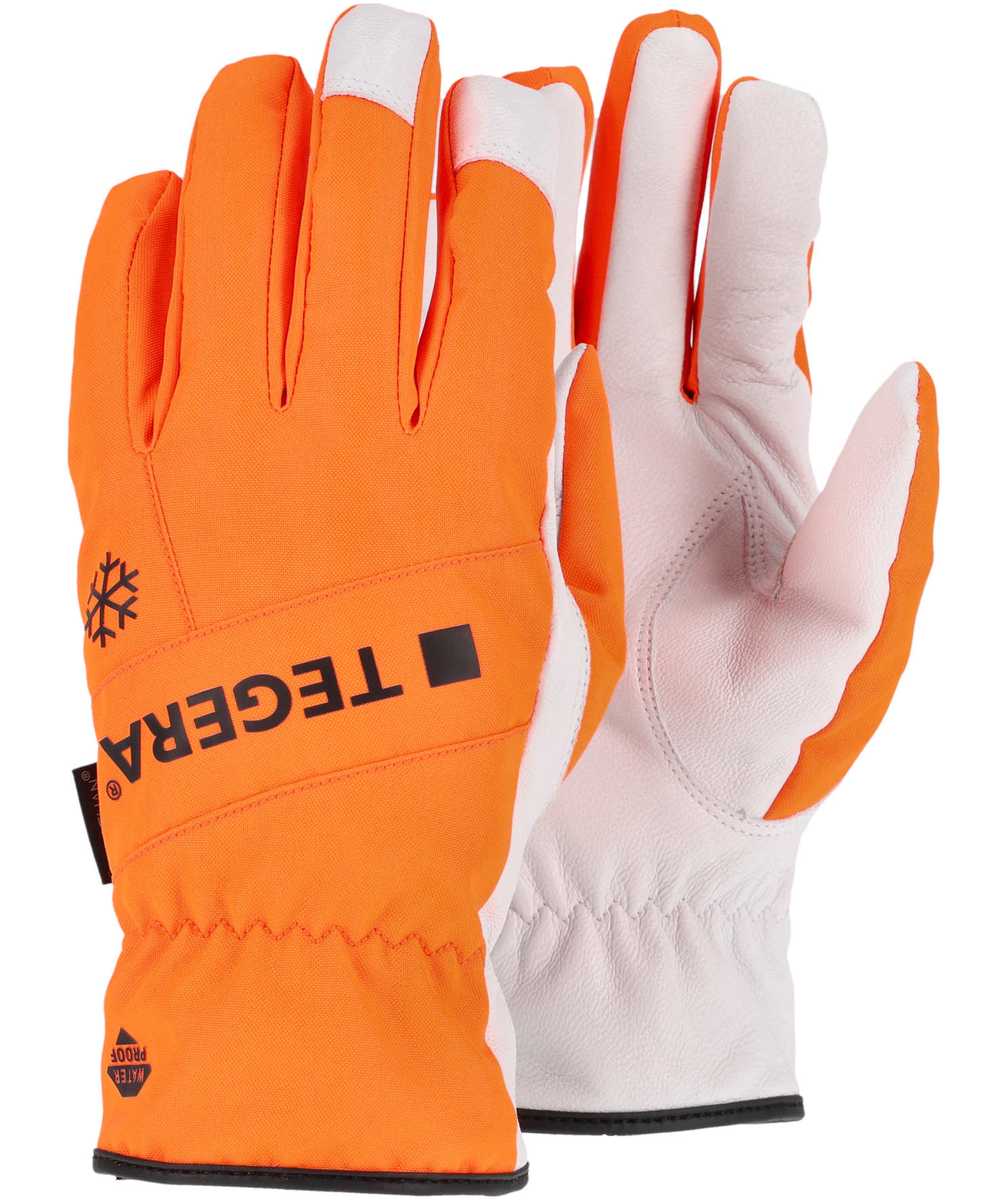 Tegera 288 vinter arbetshandskar, Orange/vit