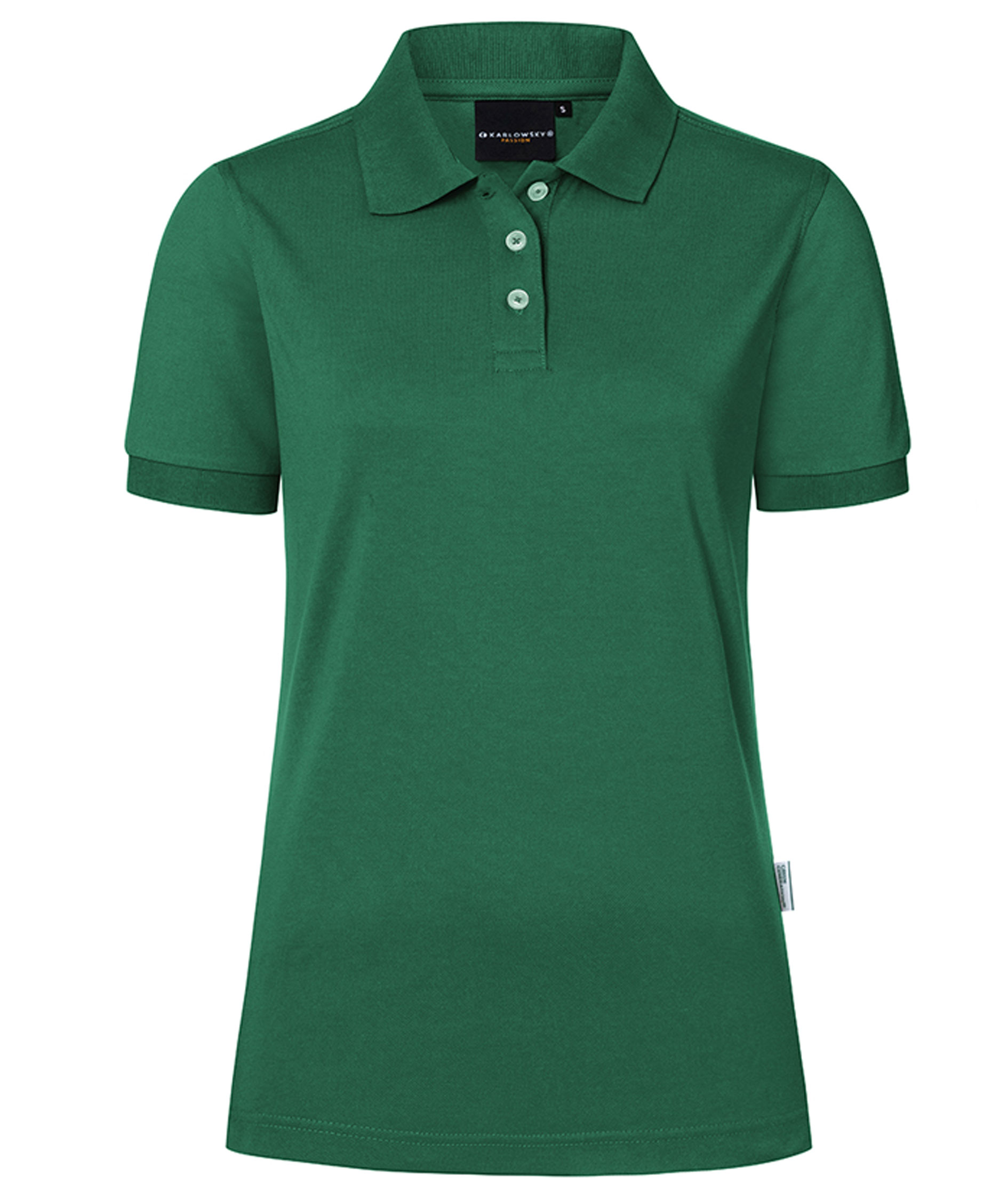 Karlowsky Modern-Flair dame polo t-shirt, Forest green