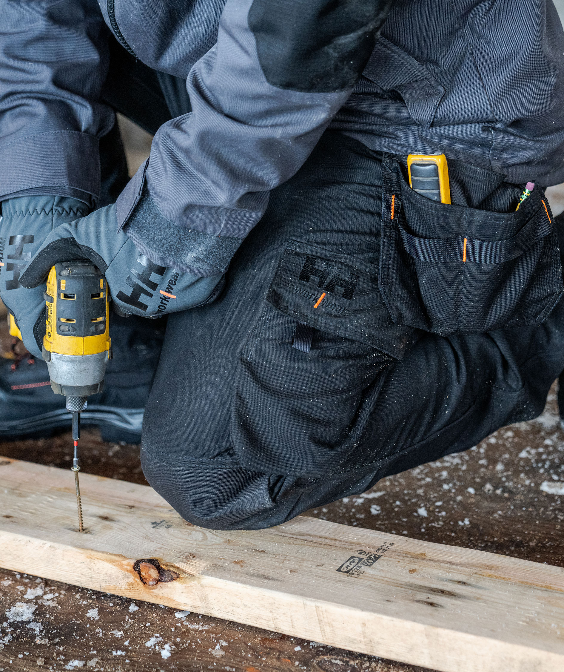 Helly Hansen Oxford Handwerkerhose, Schwarz, large image number 6