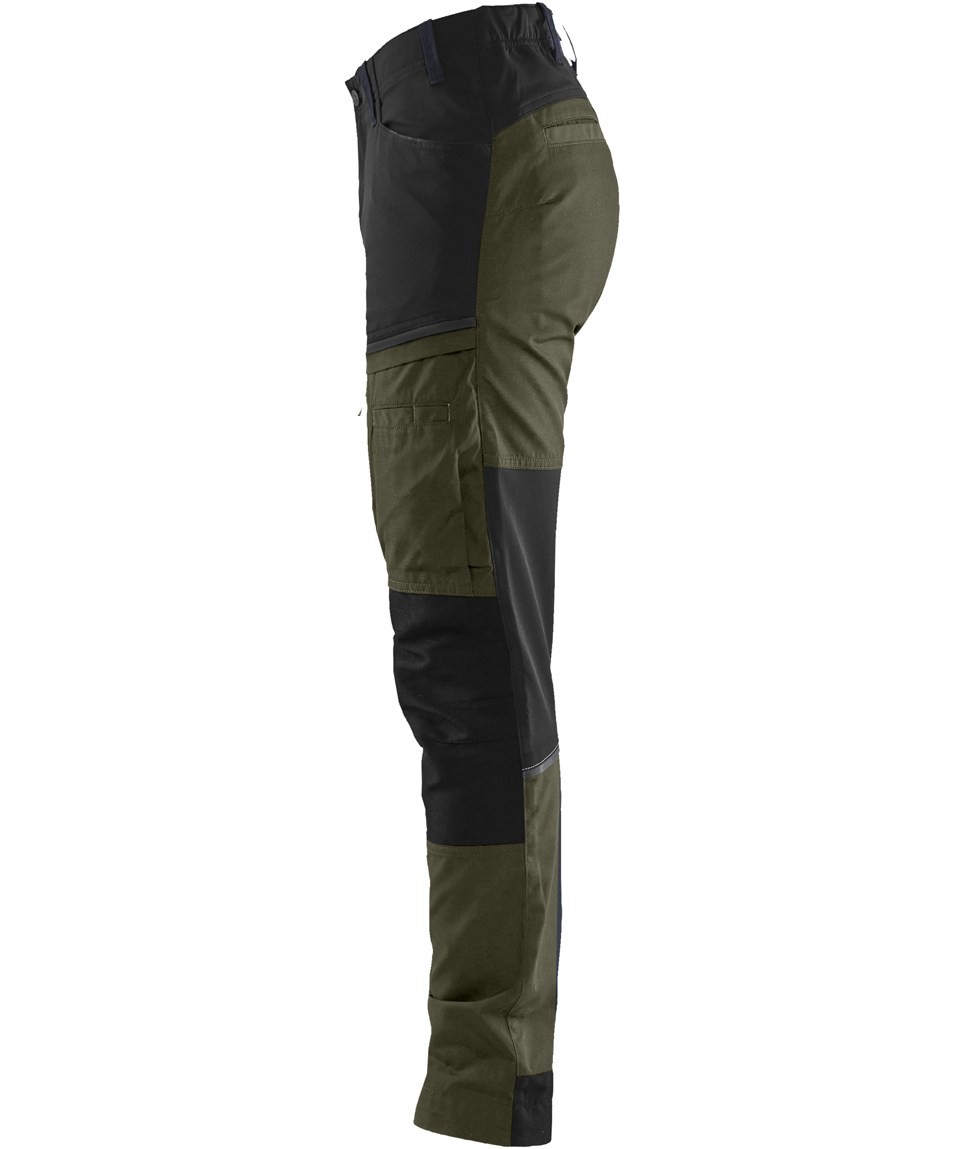 Bl&aring;kl&auml;der women's work trousers, Forest green/black, large image number 5