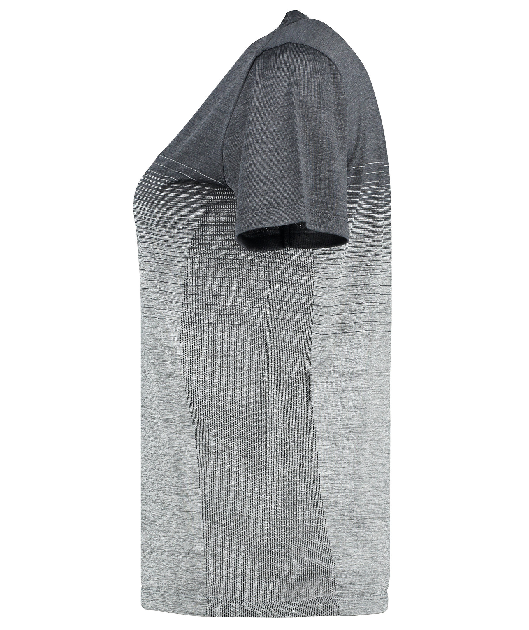 GEYSER s&ouml;ml&ouml;s randig t-shirt dam, Anthracite melange, large image number 3