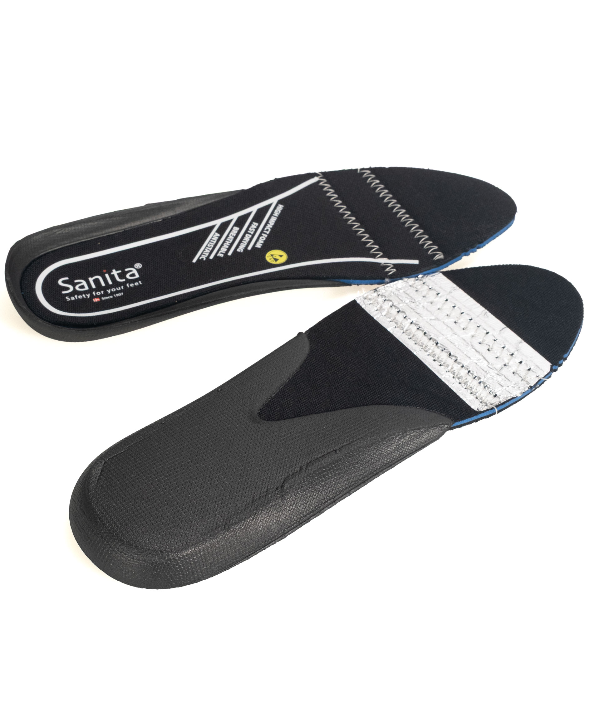 Sanita&nbsp;EnergySole&reg; Support indl&aelig;gss&aring;l indl&aelig;gss&aring;ler 4,5 mm , Sort