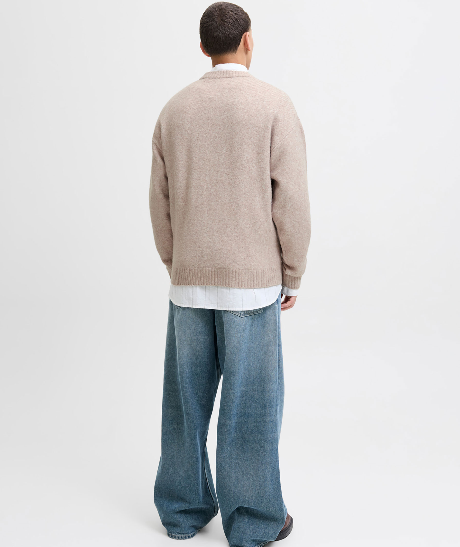 Jack & Jones JJESOHO OLLIE striktr&oslash;je med uld, Atmosphere, large image number 3
