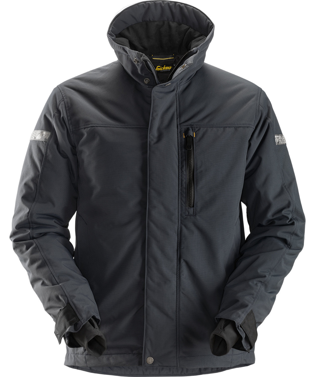 Snickers AllroundWork 37.5&reg; vinter arbeidsjakke 1100, St&aring;lgr&aring;/Svart, St&aring;lgr&aring;/Svart, swatch