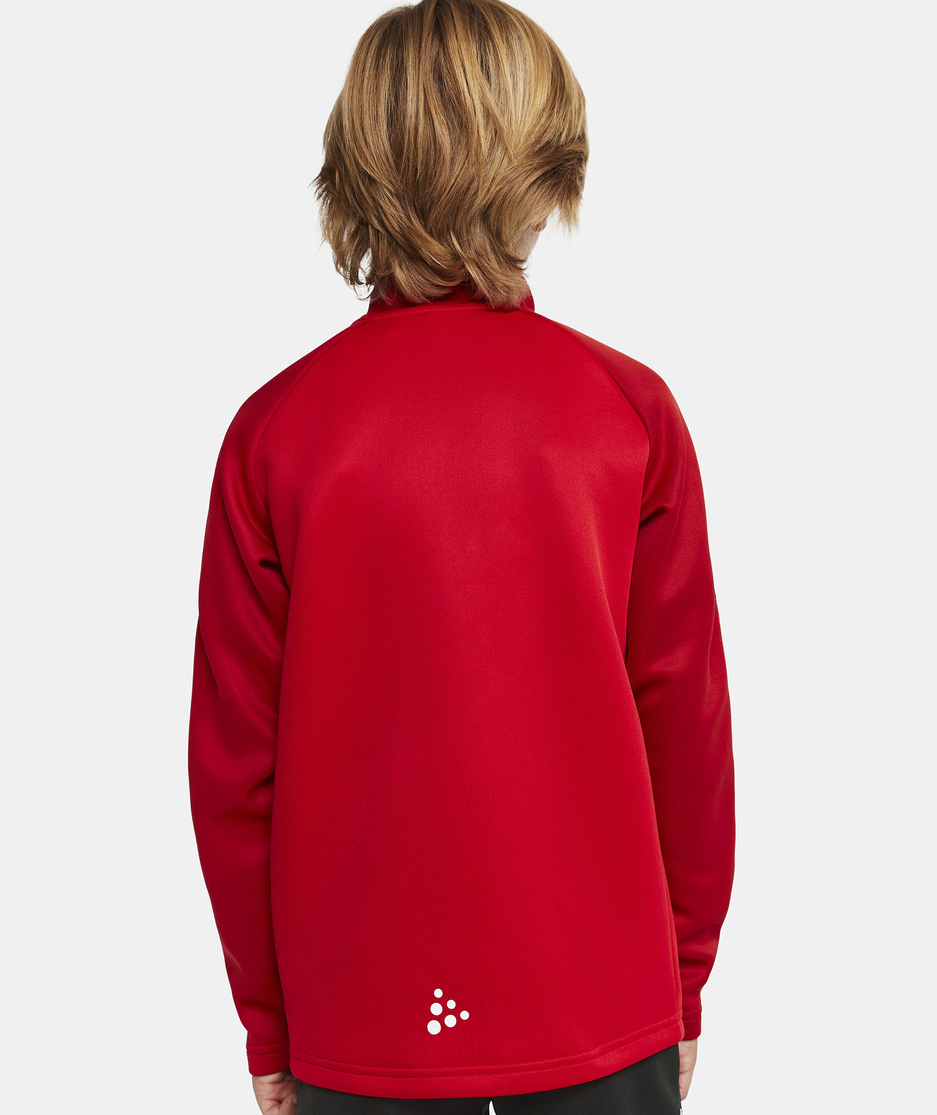 Craft Squad 2.0 halfzip tr&aelig;ningstr&oslash;je til b&oslash;rn, Bright Red-Express, large image number 5