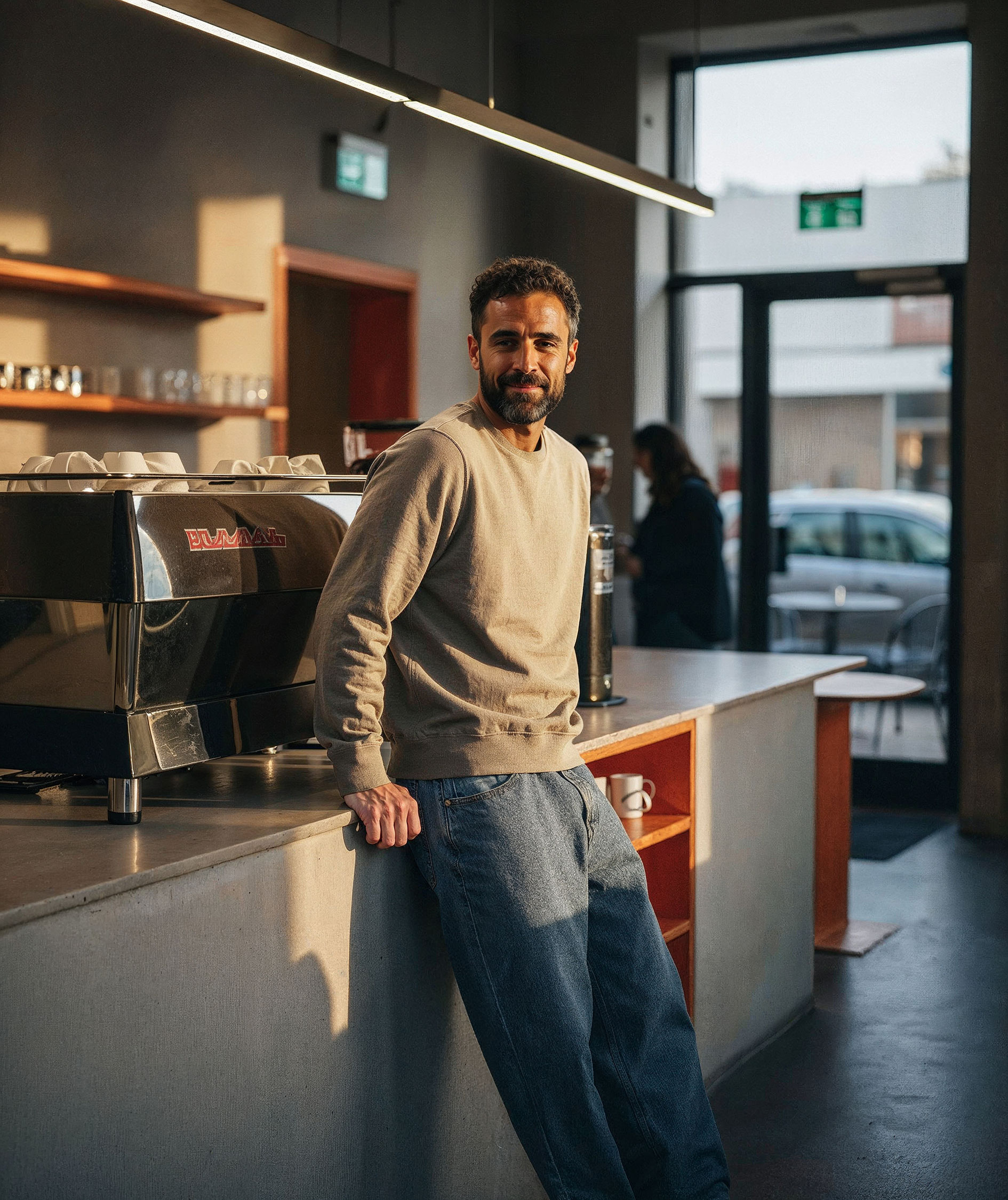 UM Regular fit sweatshirt, Sage, large image number 7