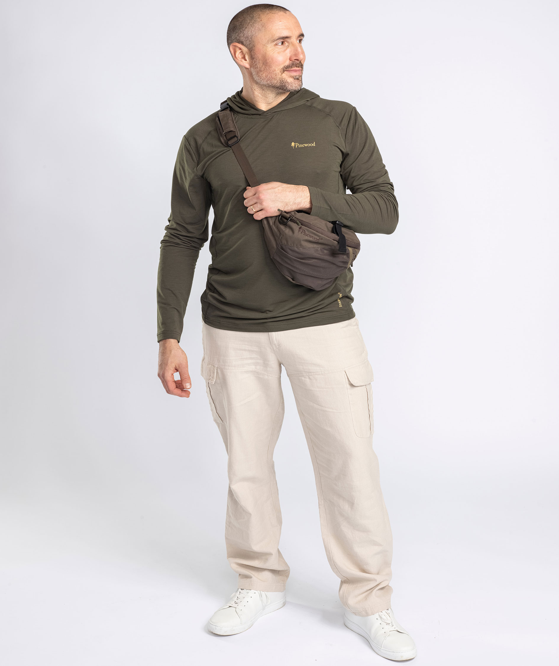 Pinewood&nbsp;V&auml;rnamo NartureSafe bukser med h&oslash;r, Linen Beige, large image number 6