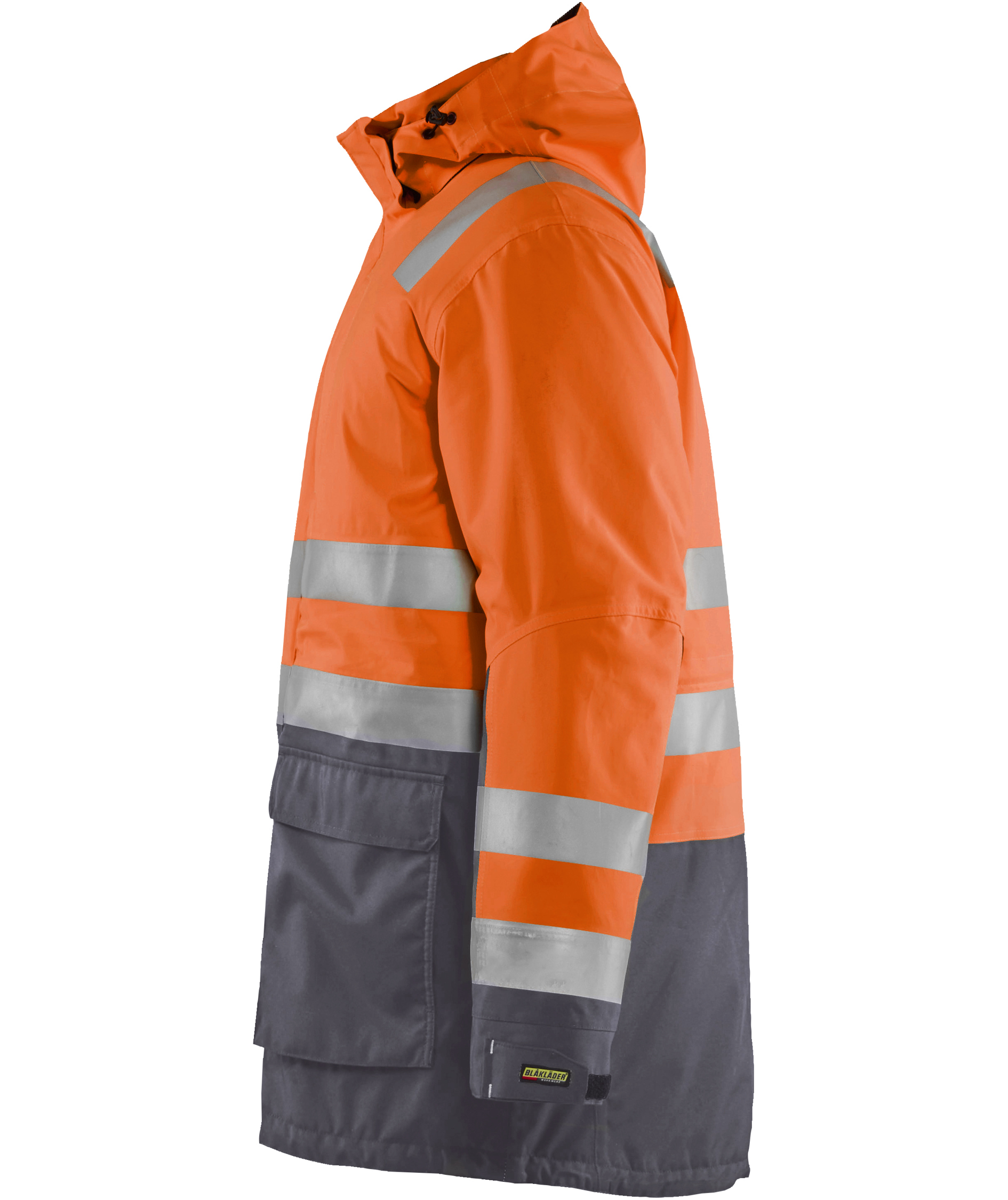 Bl&aring;kl&auml;der parka, Hi-Vis Orange/Medium Grey, large image number 3