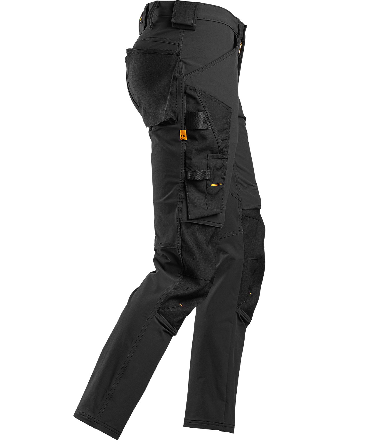 Snickers AllroundWork arbejdsbukser 6371 full stretch, Sort, large image number 3