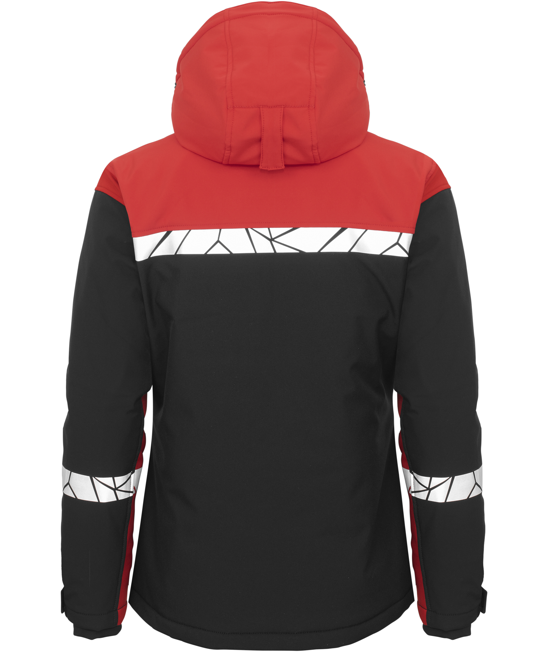 ProJob women's winter jacket 7420, Black/Red