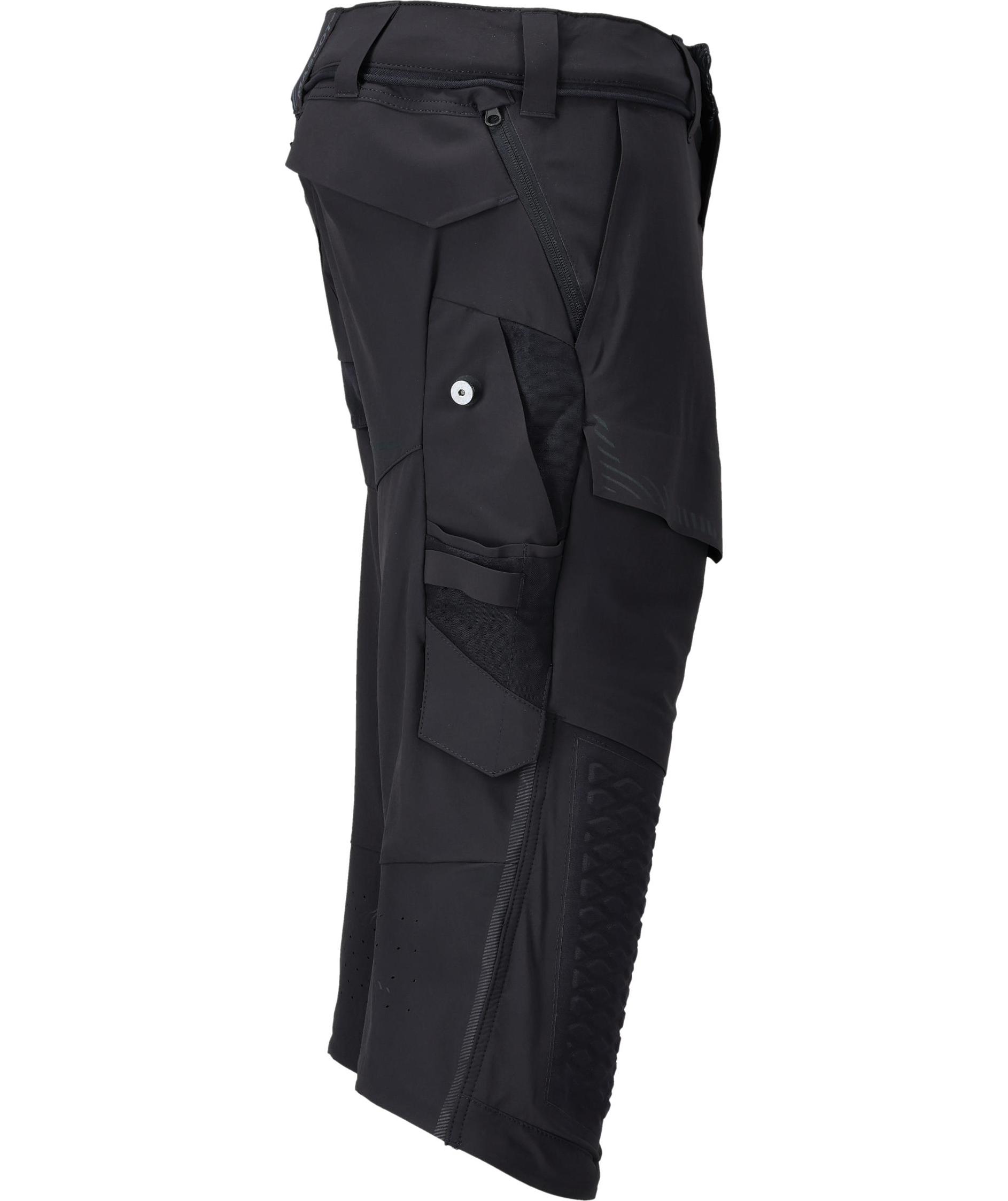 Mascot Customized arbetspiratbyxa full stretch, M&ouml;rk Marinbl&aring;, large image number 2