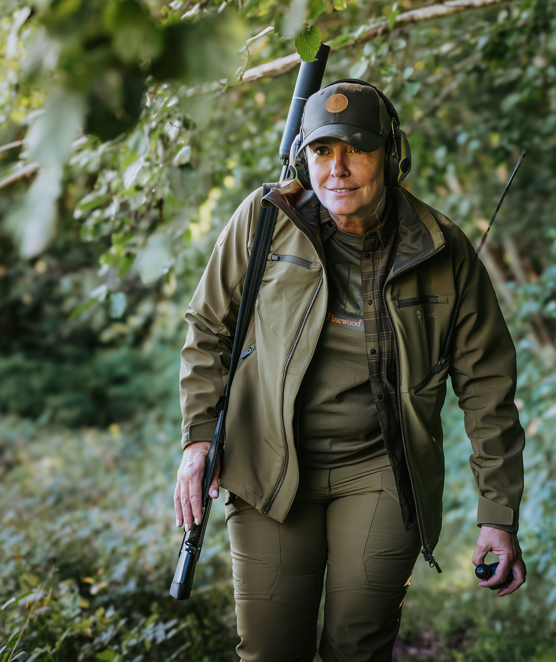 Pinewood Wild Boar dame T-shirt, Olive