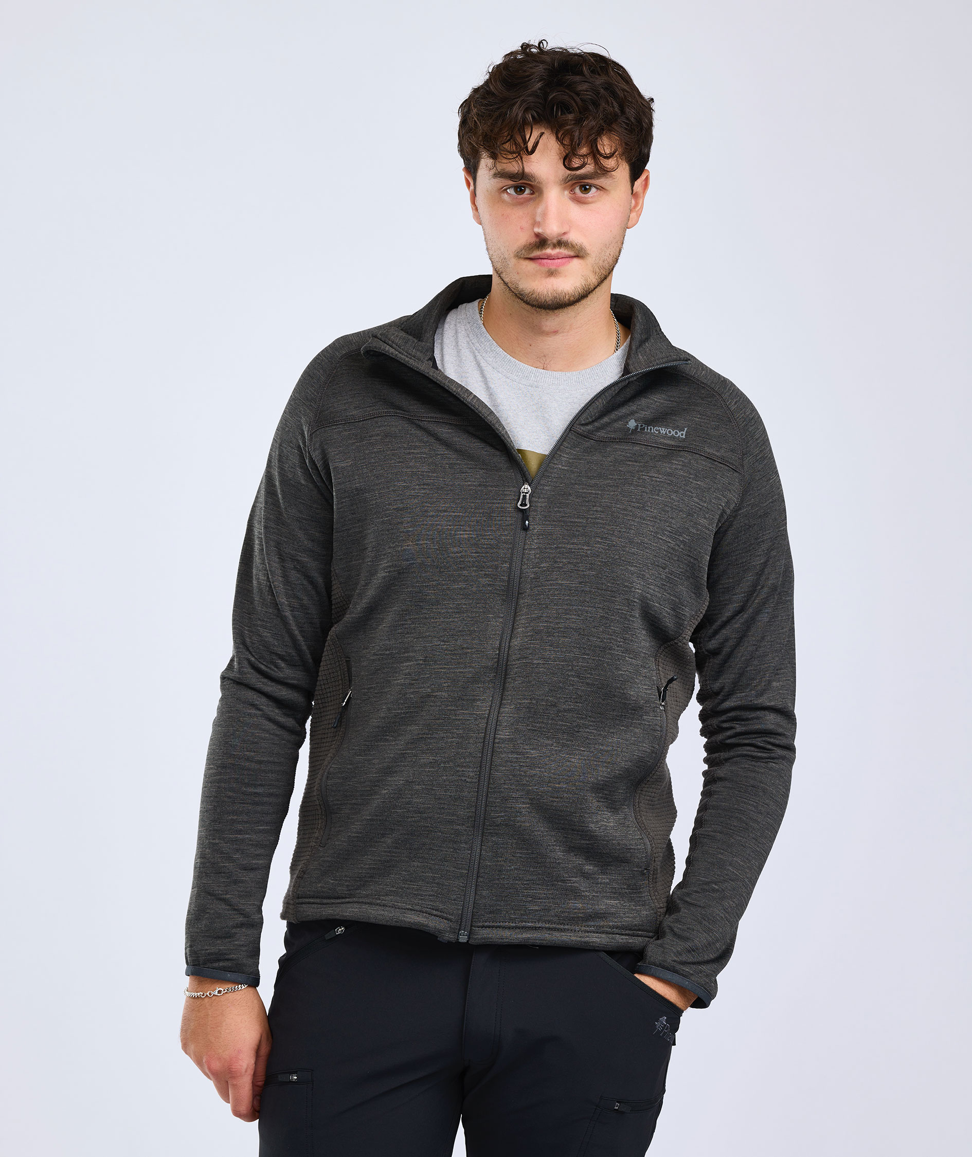 Pinewood&nbsp;Abisko fleecejakke, Ash Grey, large image number 1