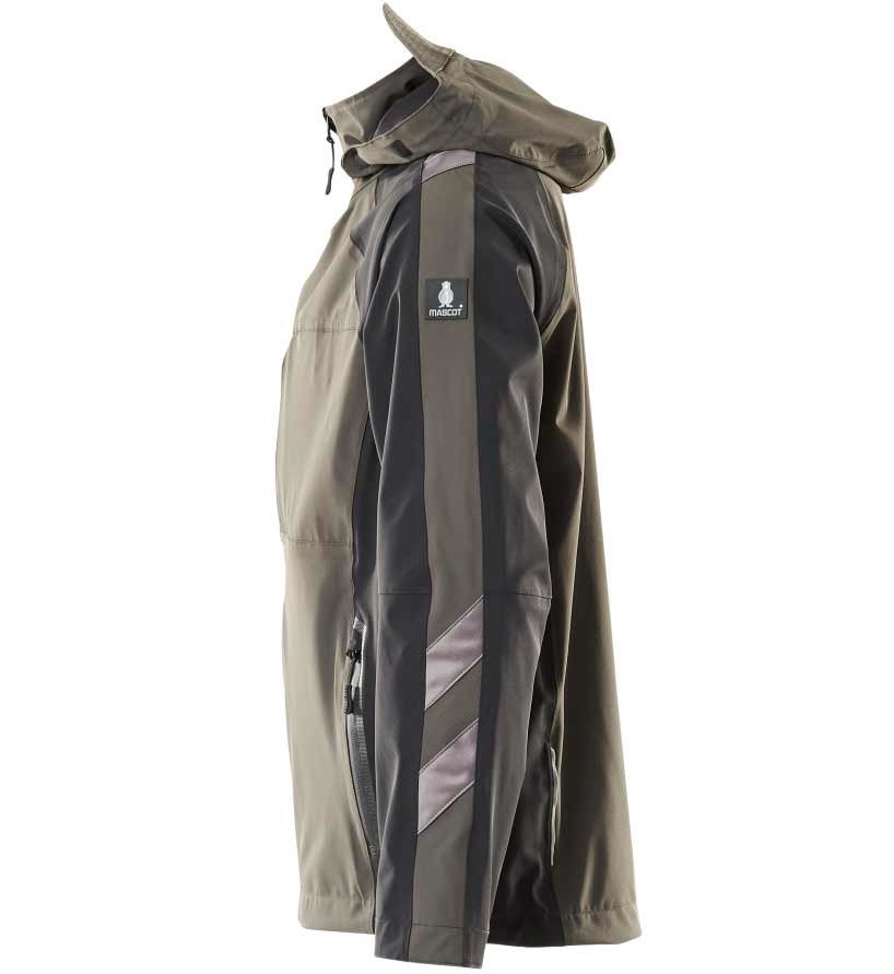 Mascot Unique skalljakke full stretch, M&oslash;rk Antrasitt/Svart, large image number 2