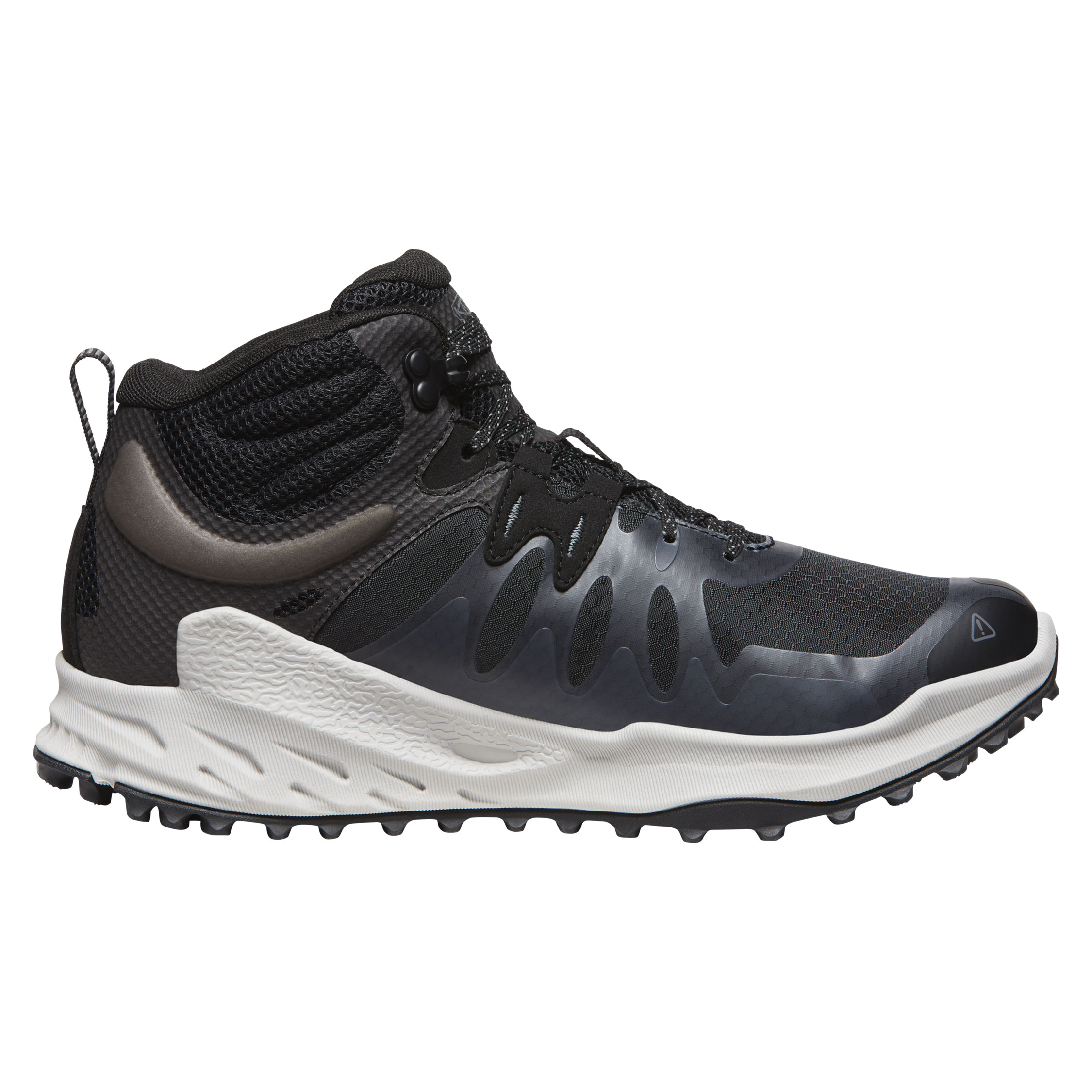 Keen Zionic Mid WP Wanderstiefeletten, Black/Steel Grey