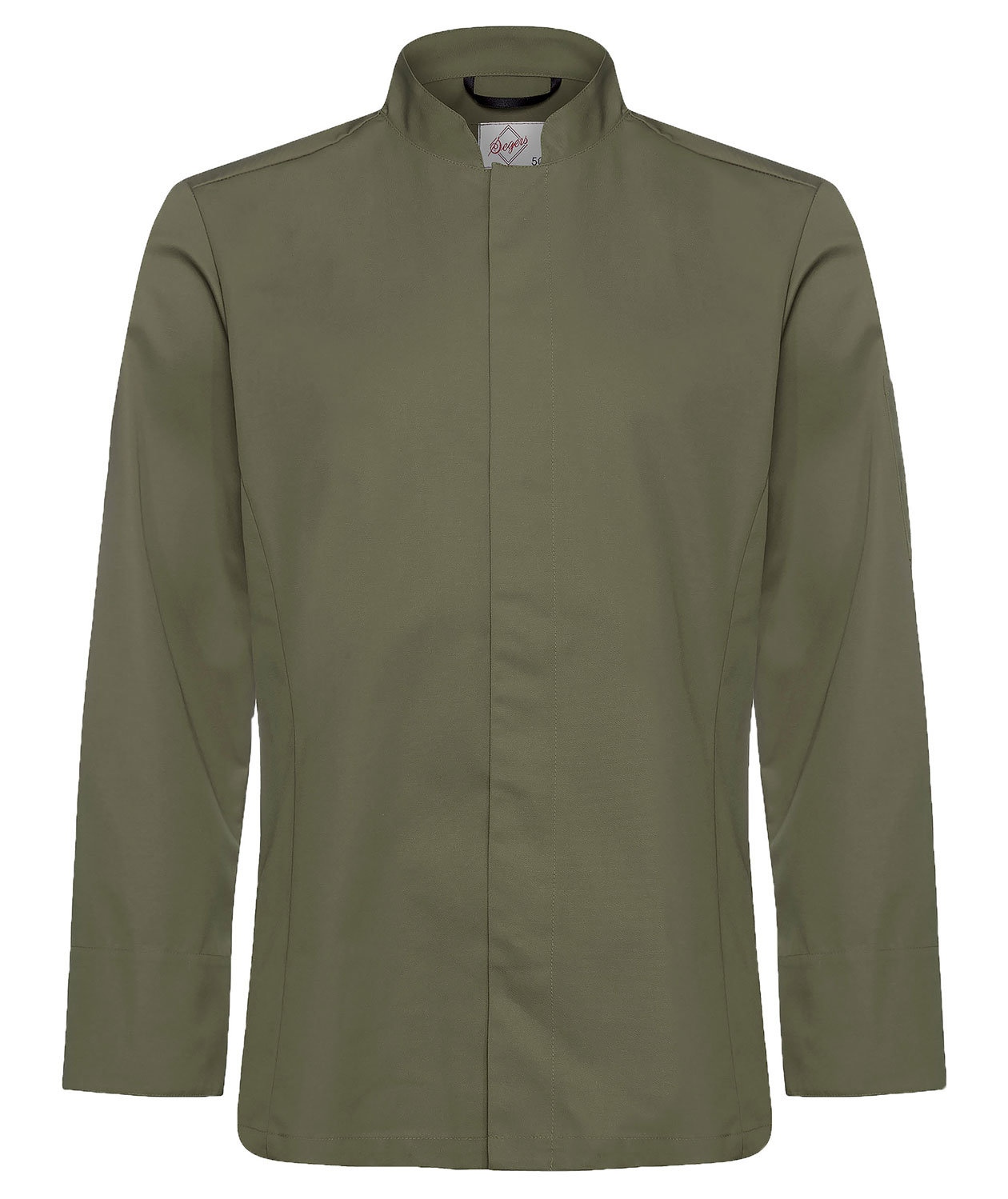Segers slim fit kockskjorta, Olivgr&ouml;n