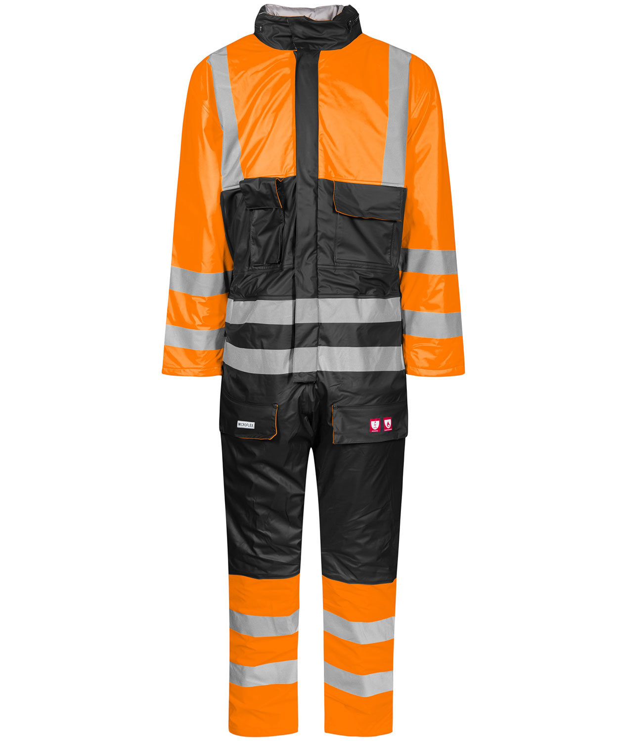 Lyngs&oslash;e Multinorm PU termooverall, Varsel Orange/Marinbl&aring;