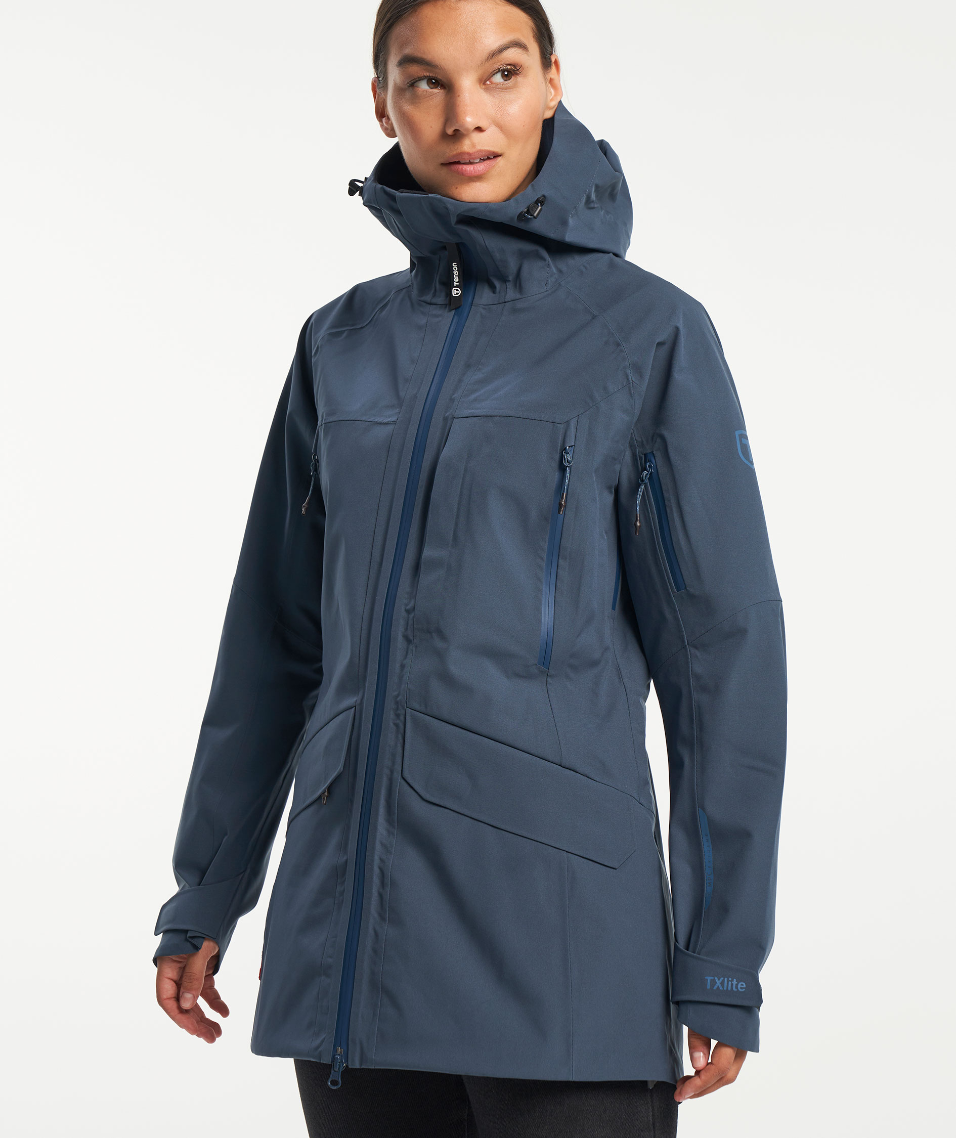 Tenson TXlite dame skaljakke, Dark blue, large image number 9