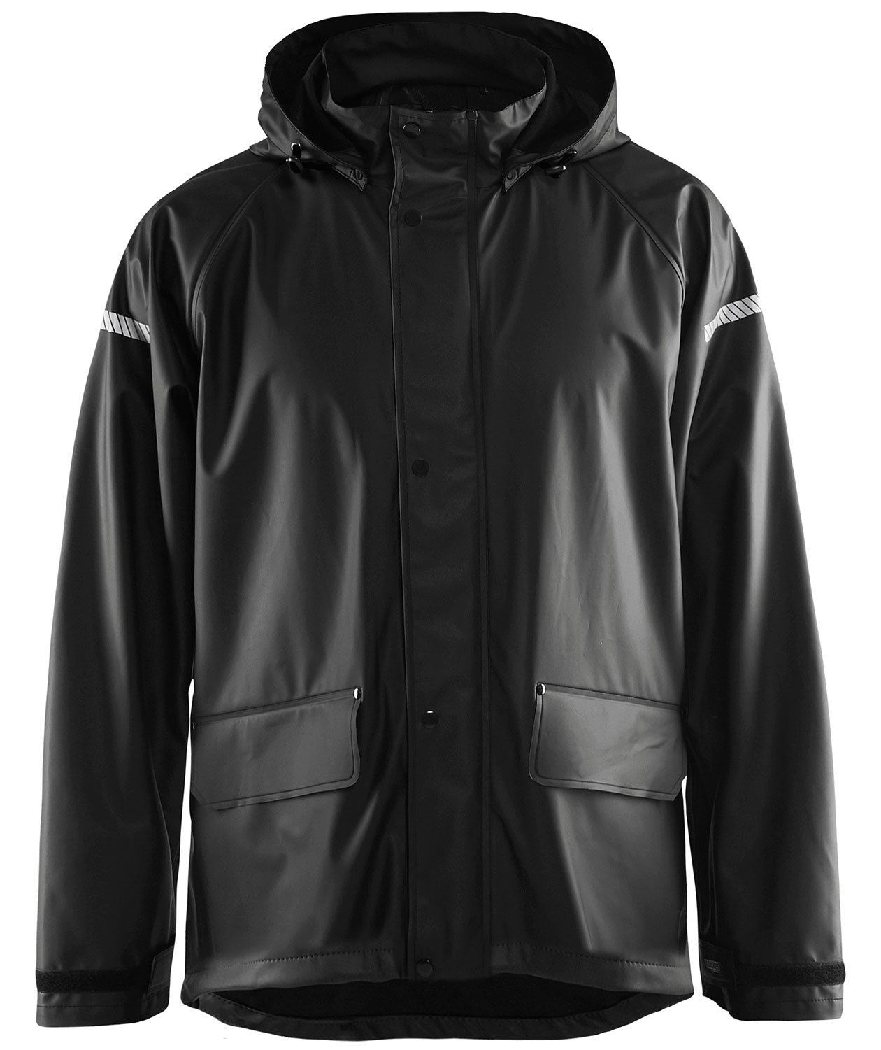 Bl&aring;kl&auml;der regnjacka Level 1, Svart