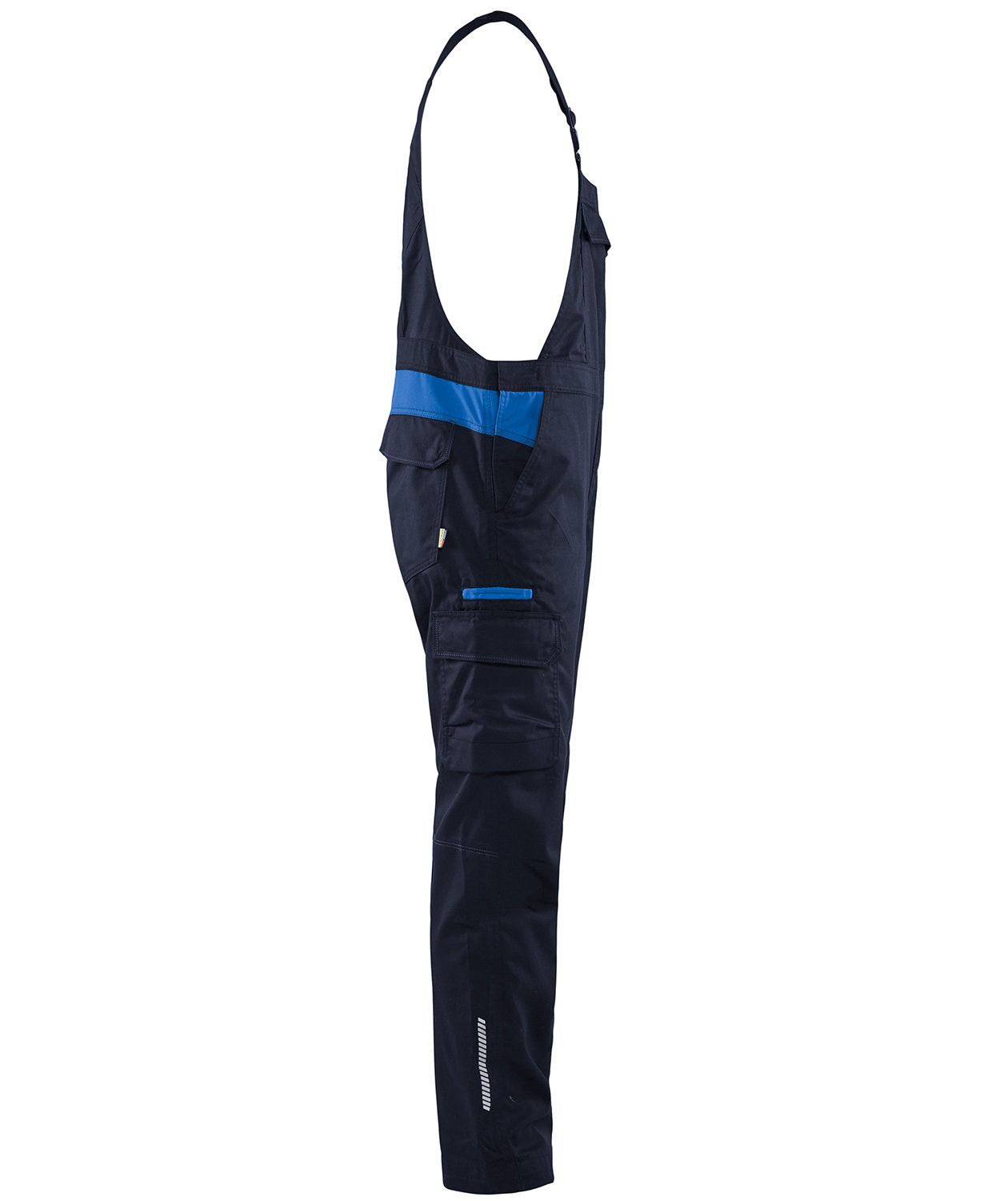 Bl&aring;kl&auml;der work bib and brace, Marine Blue/Cobalt Blue, large image number 3