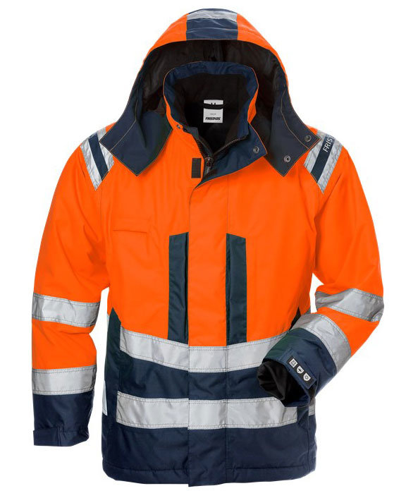 Varsel Orange/Marinbl&aring;