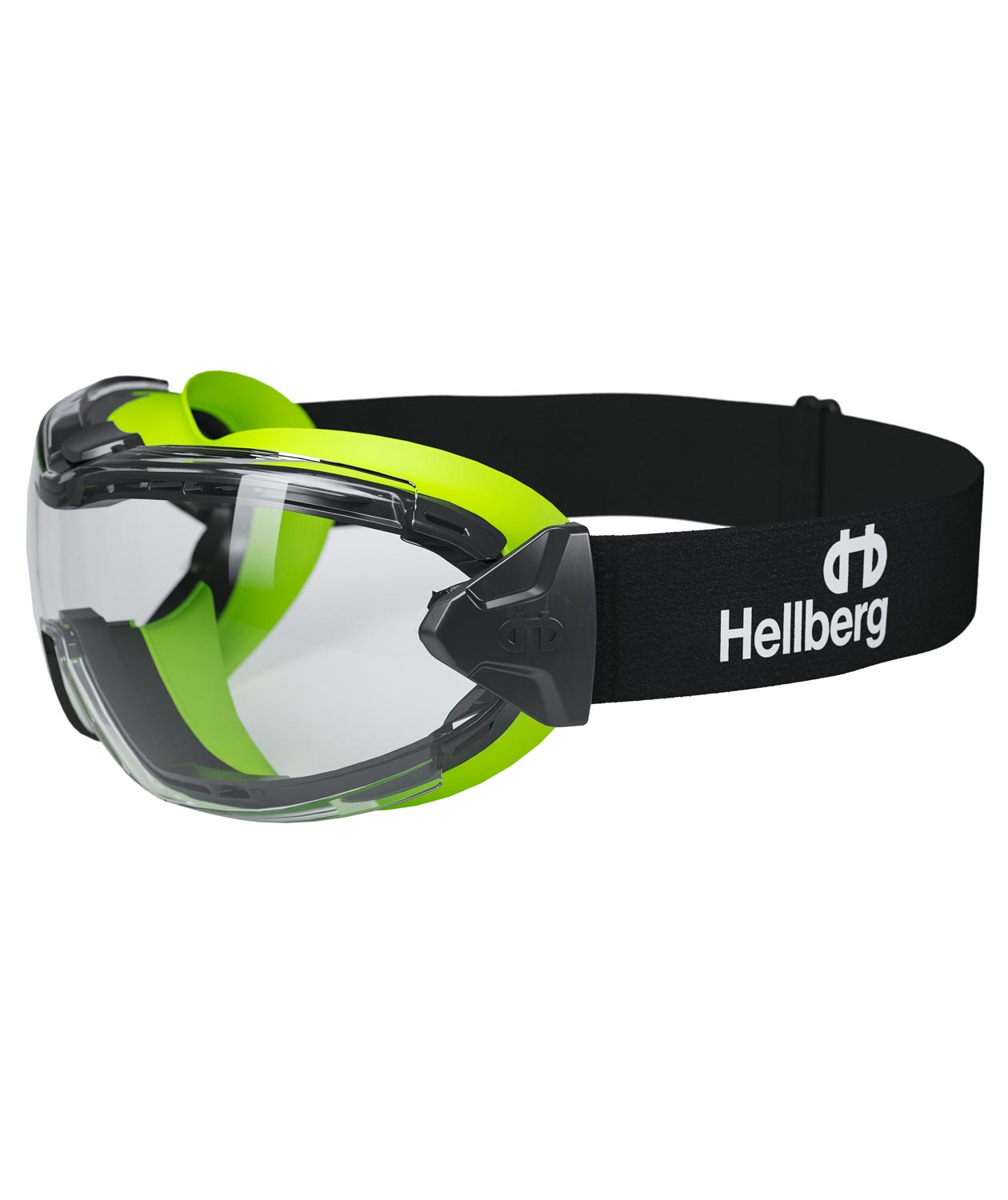 Hellberg Neon Plus AF/AS Endurance vernebriller/goggles, Transparent