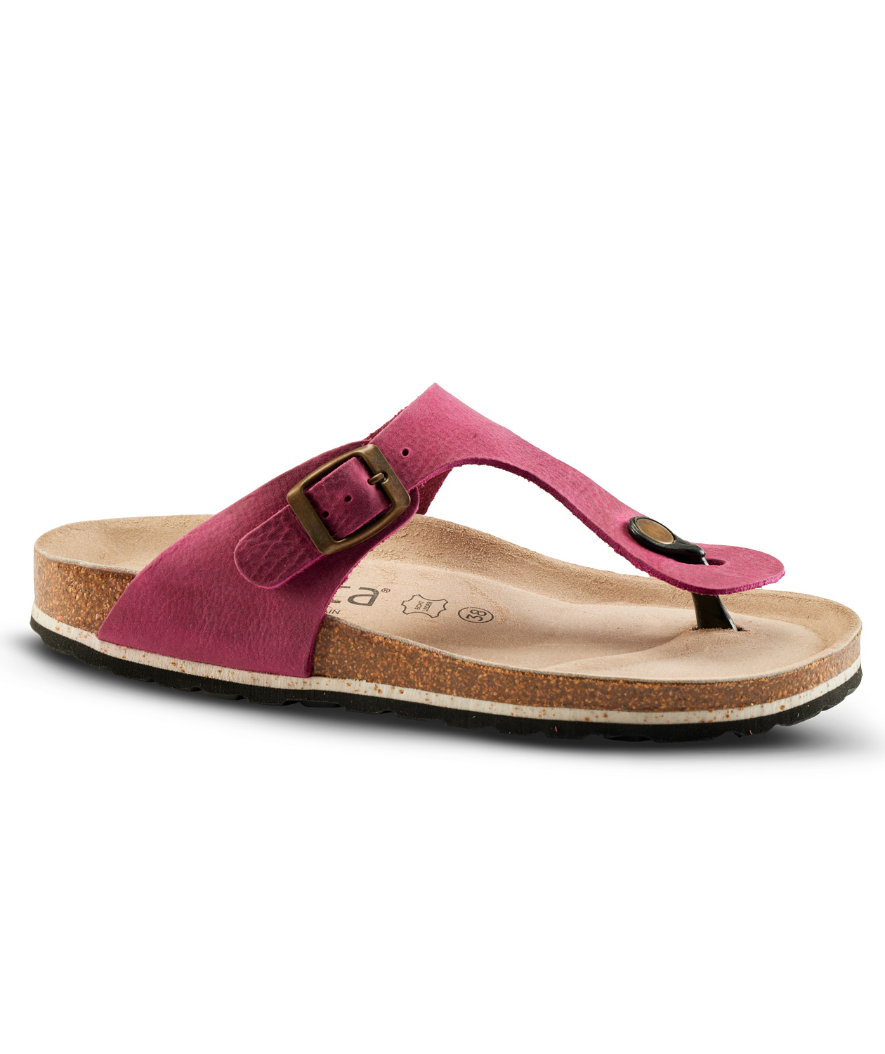 Sanita Bora Bora Bio dame sandaler, Rosa, large image number 0