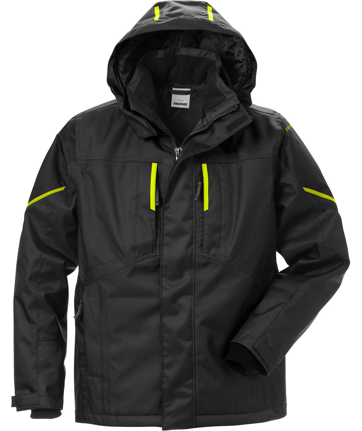 Fristads Airtech&reg; vinterjakke 4058, Hi-vis Gul/Svart