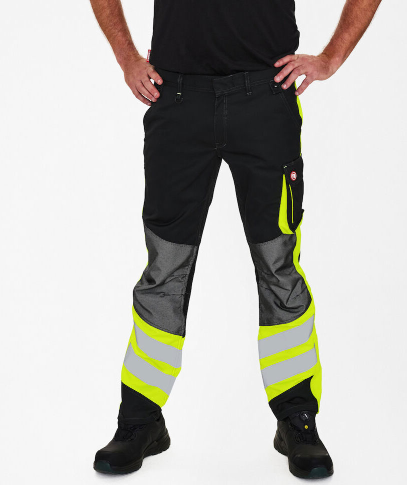 Engel Cargo trousers, Black/Yellow