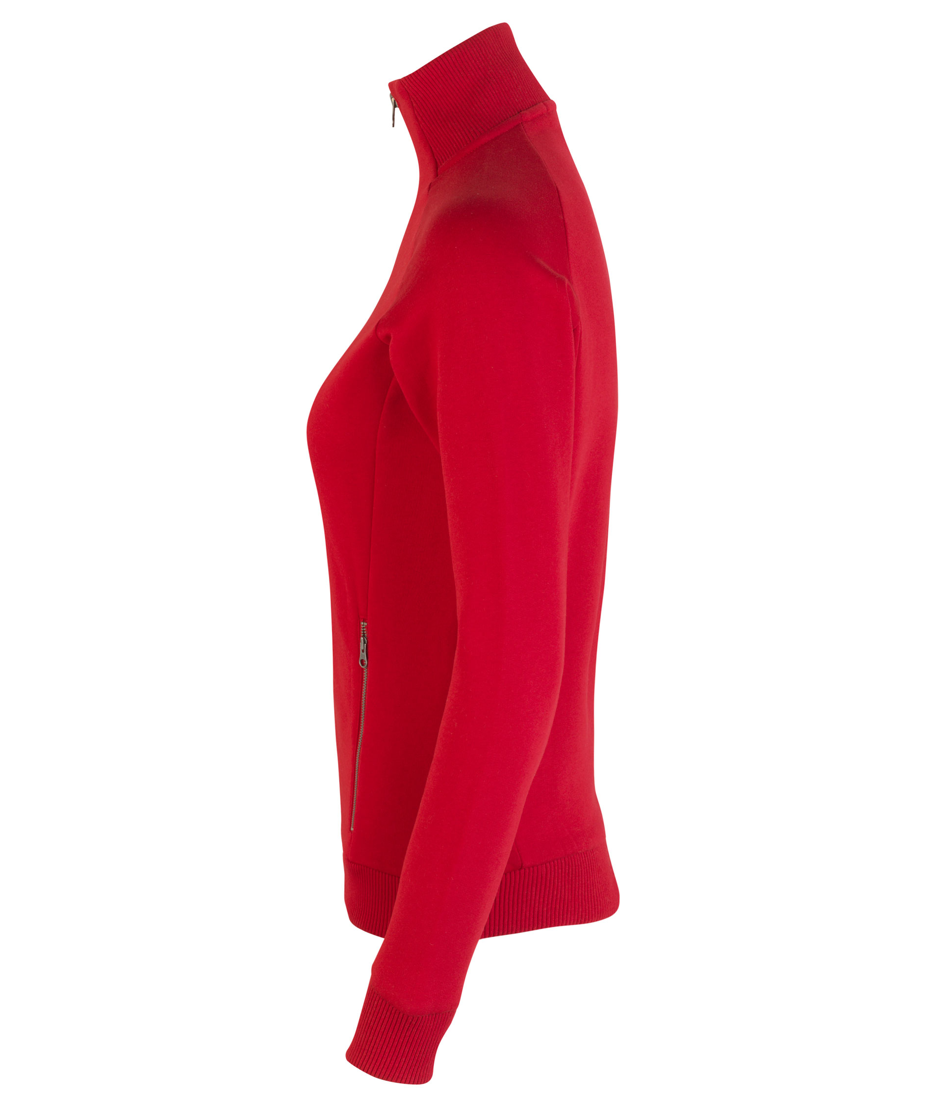 ID cardigan with zipper women's, Red, large image number 2