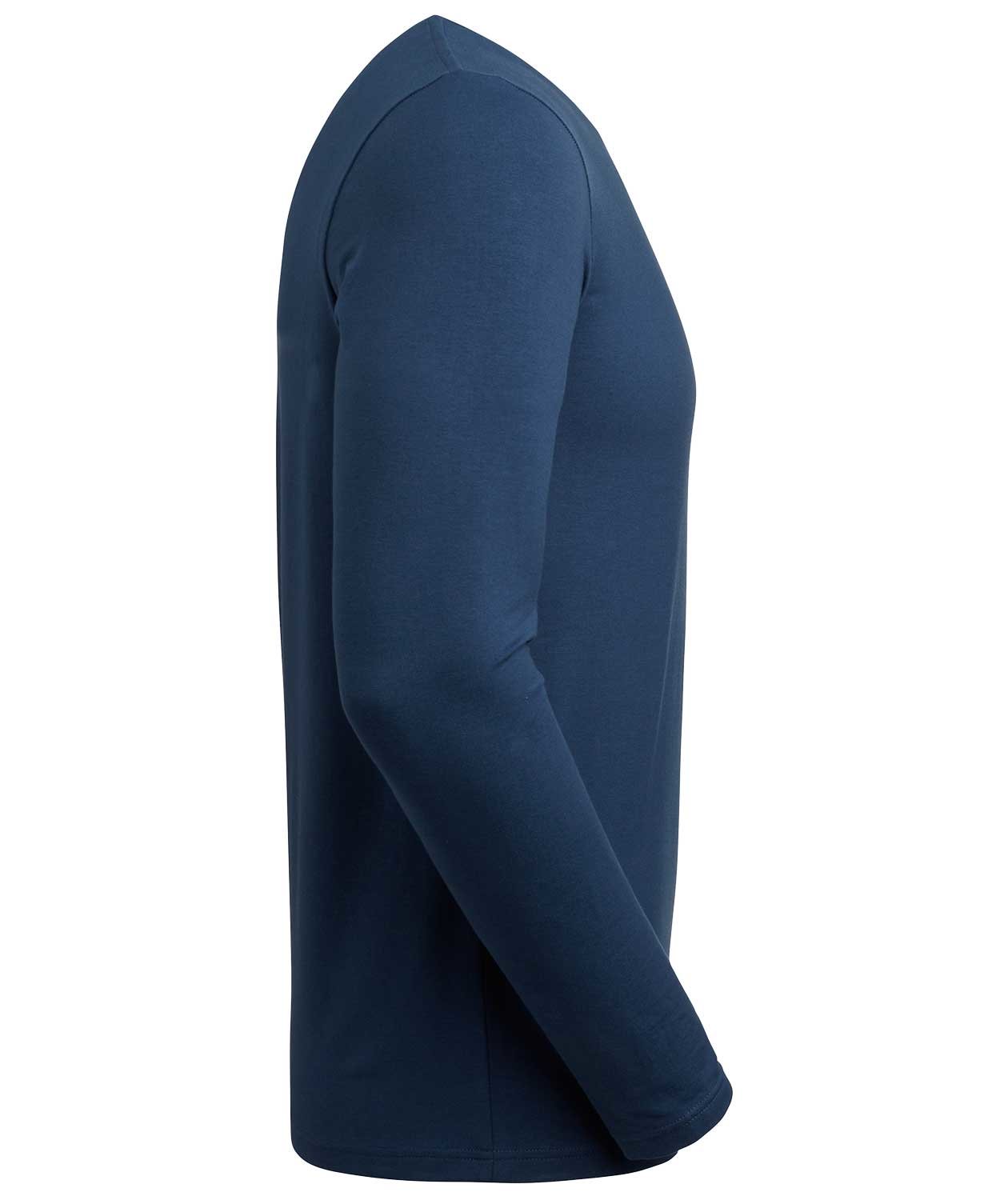 South West Leo Bio lang&auml;rmliges T-Shirt, Indigoblau, large image number 2