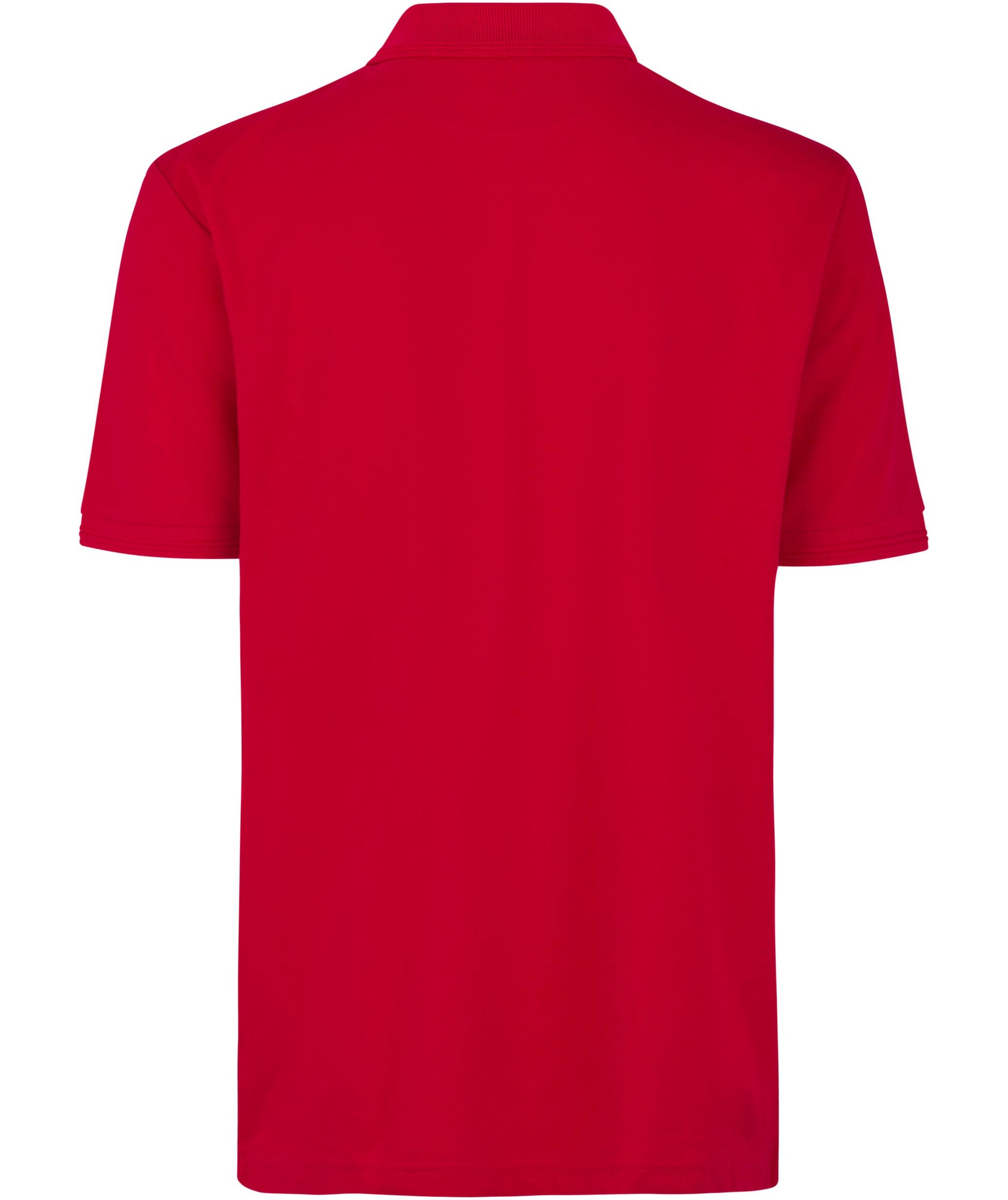 ID PRO Wear Polo T-shirt med brystlomme, R&oslash;d, large image number 1