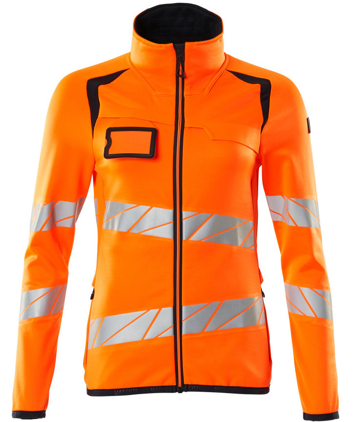 Mascot Accelerate Safe dame fleecegenser, Hi-vis Orange/M&oslash;rk Marine, Hi-vis Orange/M&oslash;rk Marine, swatch