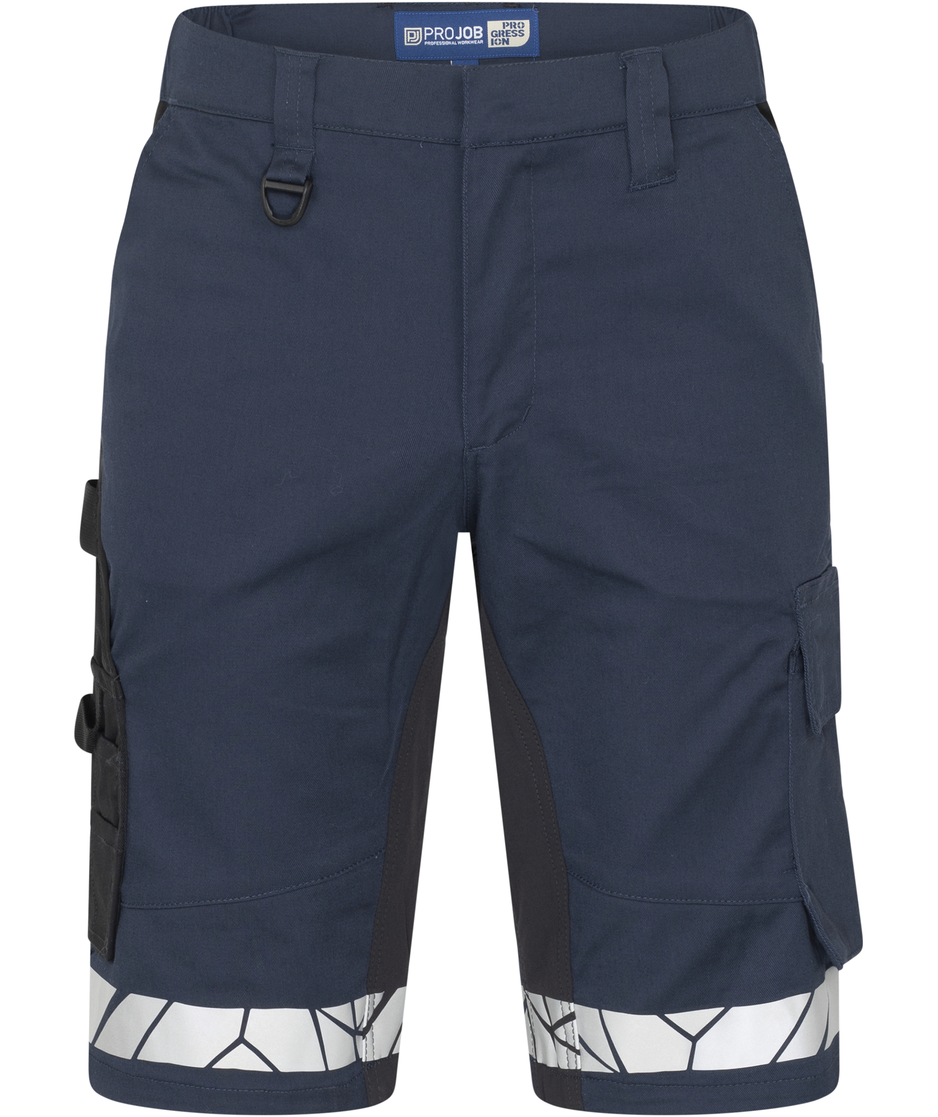 ProJob arbetsshorts 7510, Marinbl&aring;/Svart