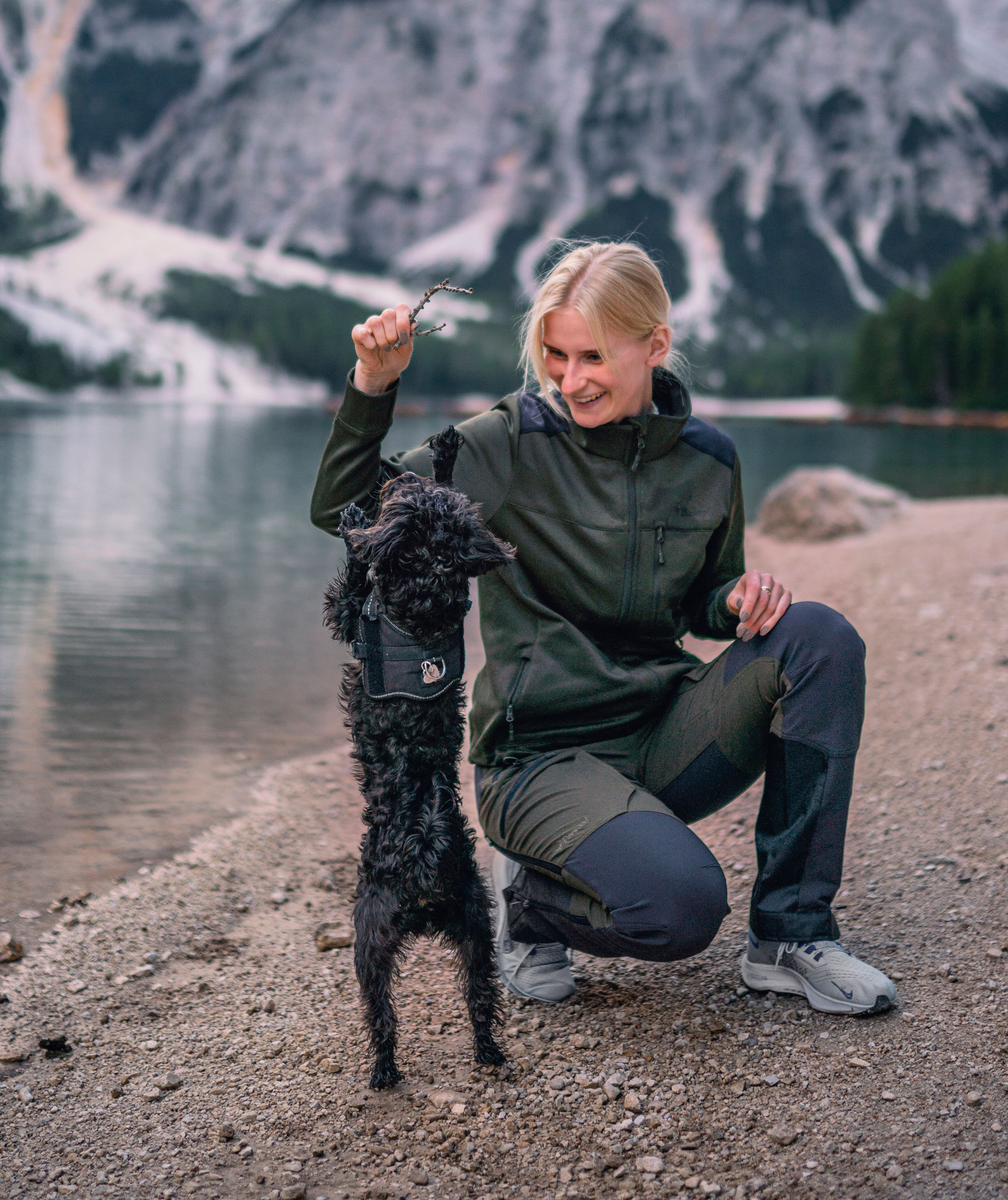 Pinewood Abisko Adventure dame jagtbukser, Moss green, large image number 7