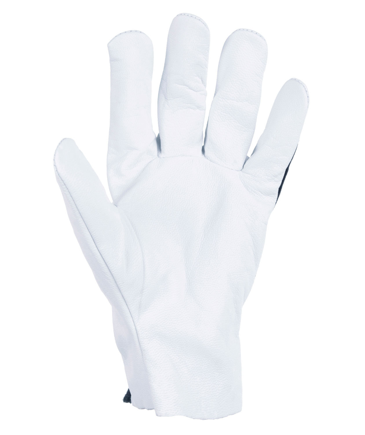 Kramp 3.009 arbejdshandsker i gedeskind, Sort/Hvid