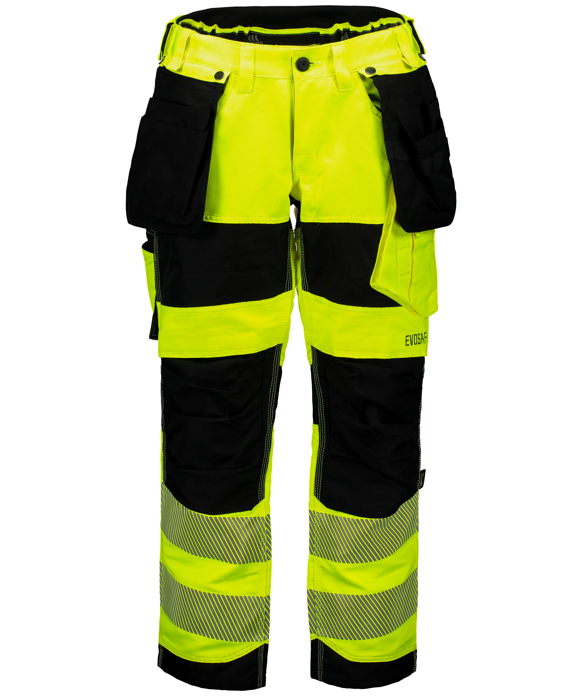 Viking Rubber Evosafe h&aring;ndv&aelig;rkerbukser, Hi-vis&nbsp;Gul/Sort
