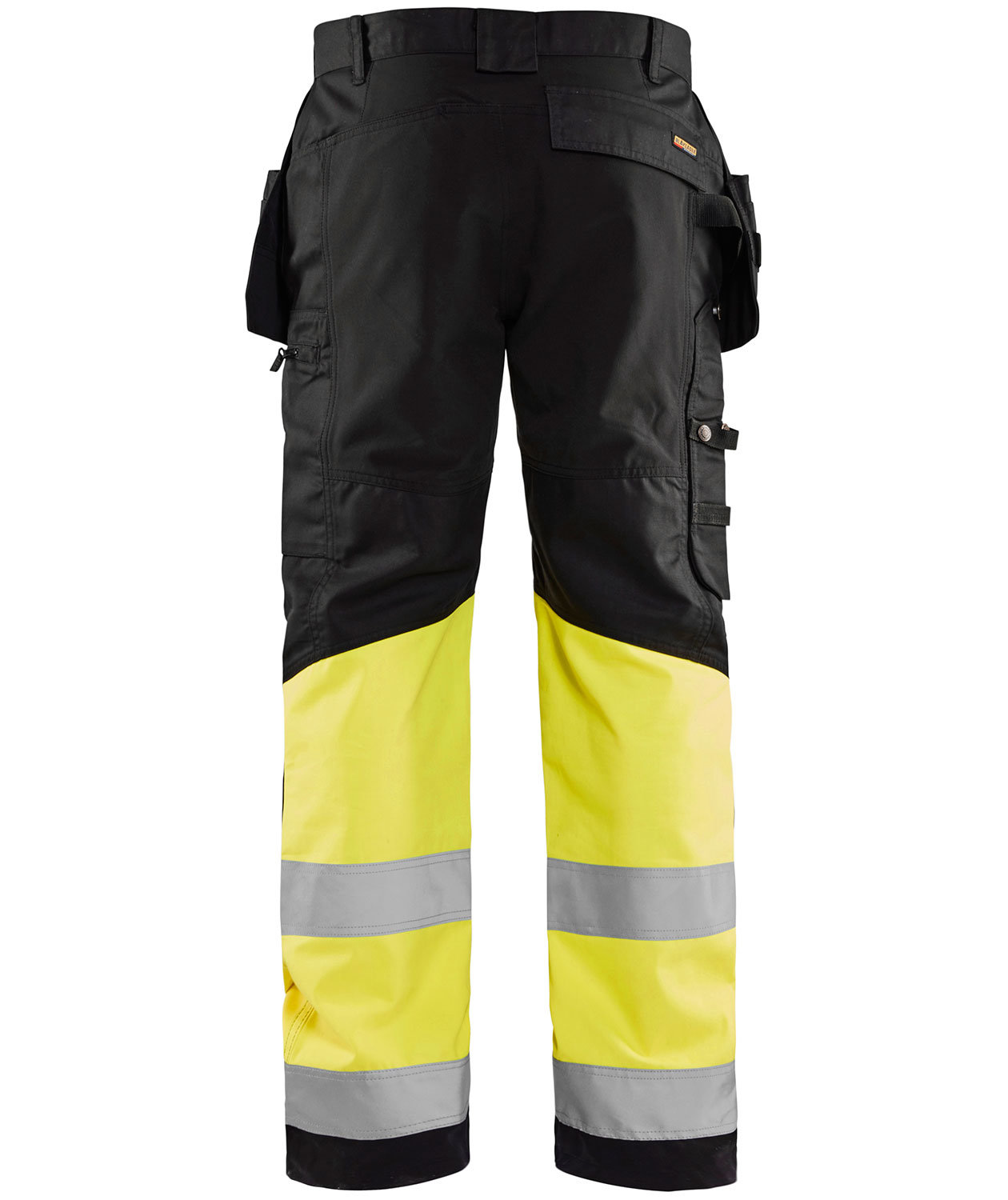 Bl&aring;kl&auml;der hantverksbyxa, Svart/Varselgul, Svart/Varselgul, large image number 1