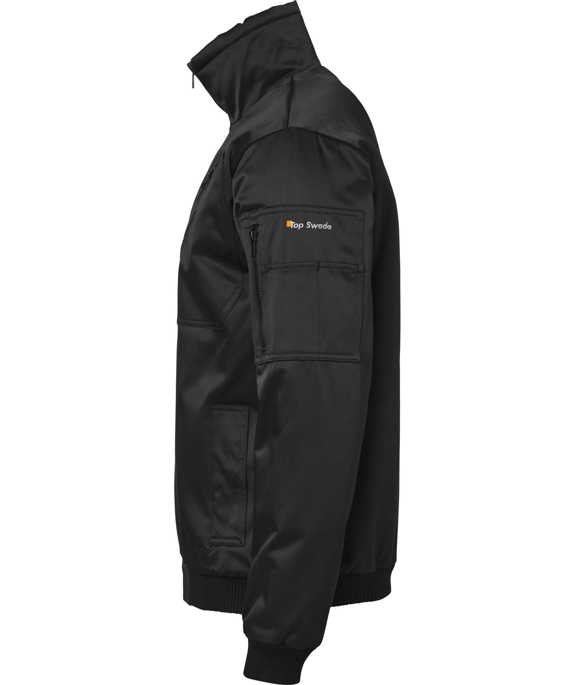 Top Swede pilotjacka 5026, Svart, large image number 3