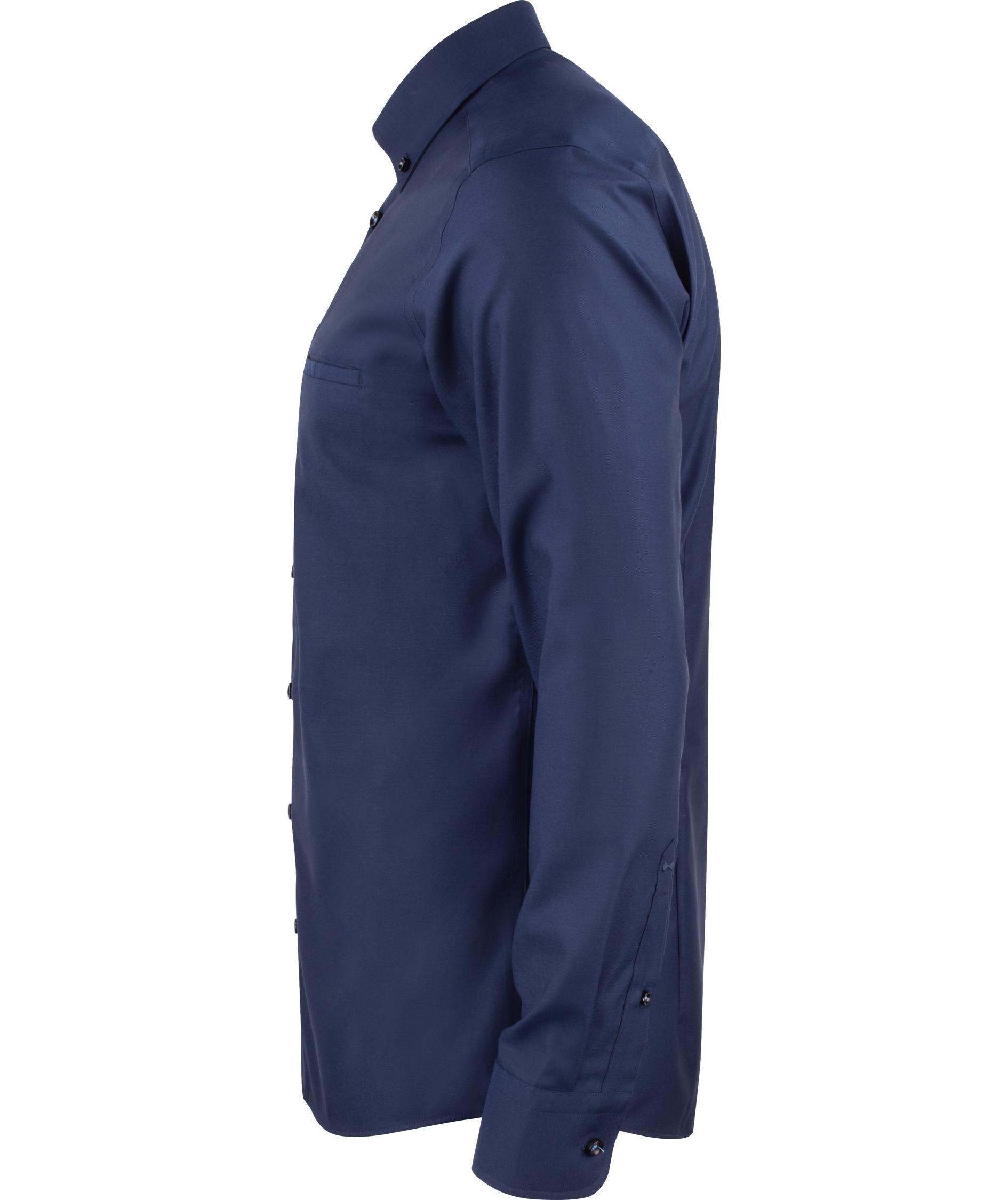 J. Harvest & Frost Red Bow 121 slim fit skjorte, Navy, large image number 3