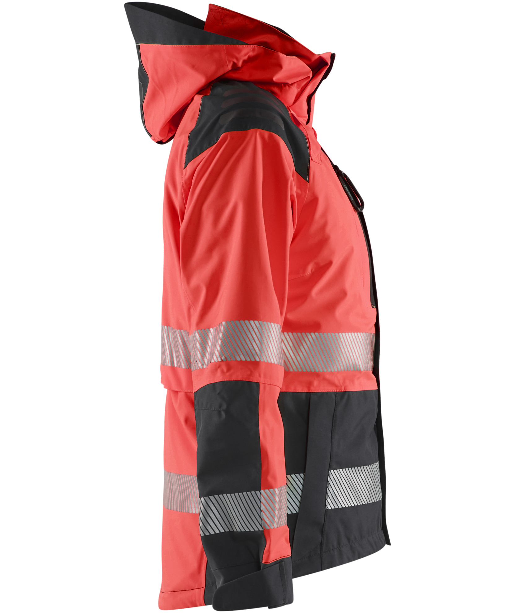 Bl&aring;kl&auml;der dame skaljakke, Hi-Vis r&oslash;d/sort, large image number 3