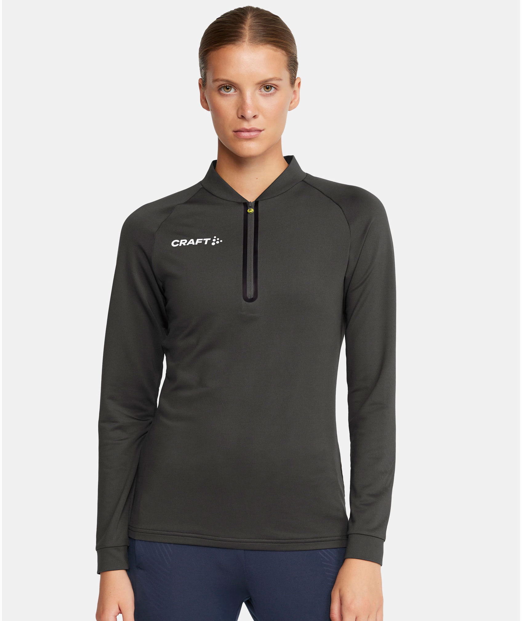 Craft Extend Damen Halfzip Trainingspullover, Asphalt, large image number 6