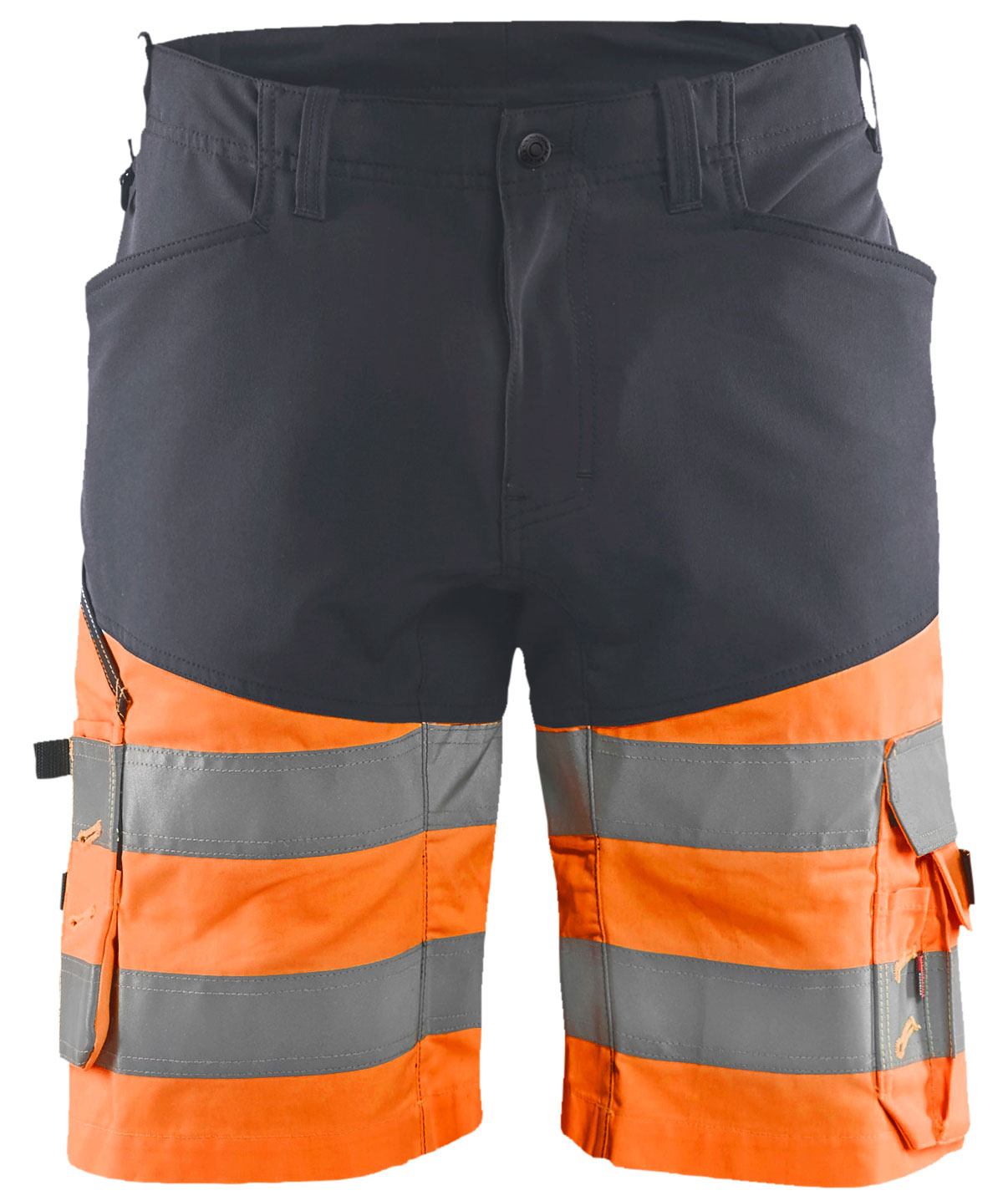 Mellemgr&aring;/Hi-Vis Orange