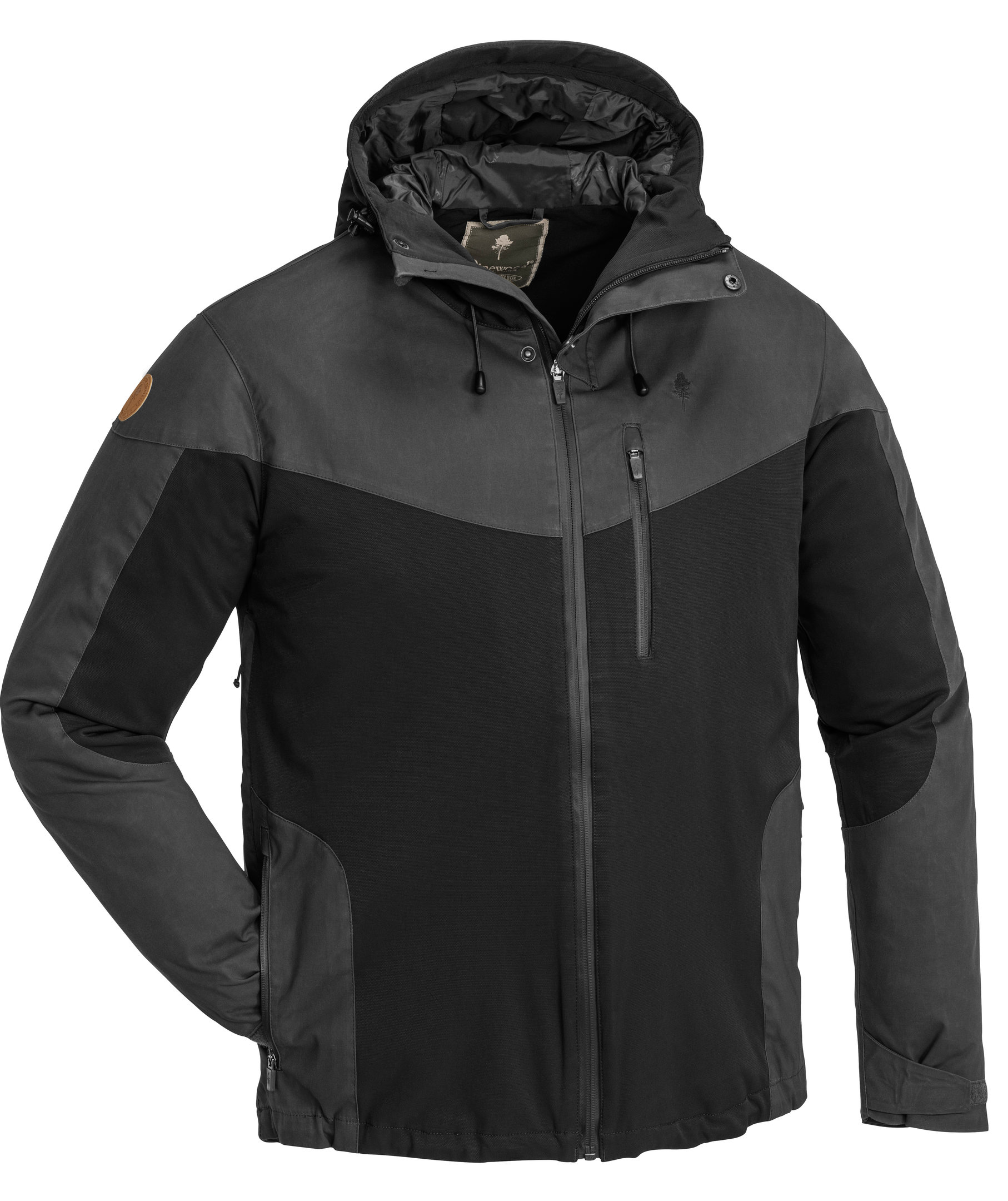 Pinewood Finnveden Hybrid Extreme jakke, Sort/M&oslash;rk&nbsp;Antracitgr&aring;