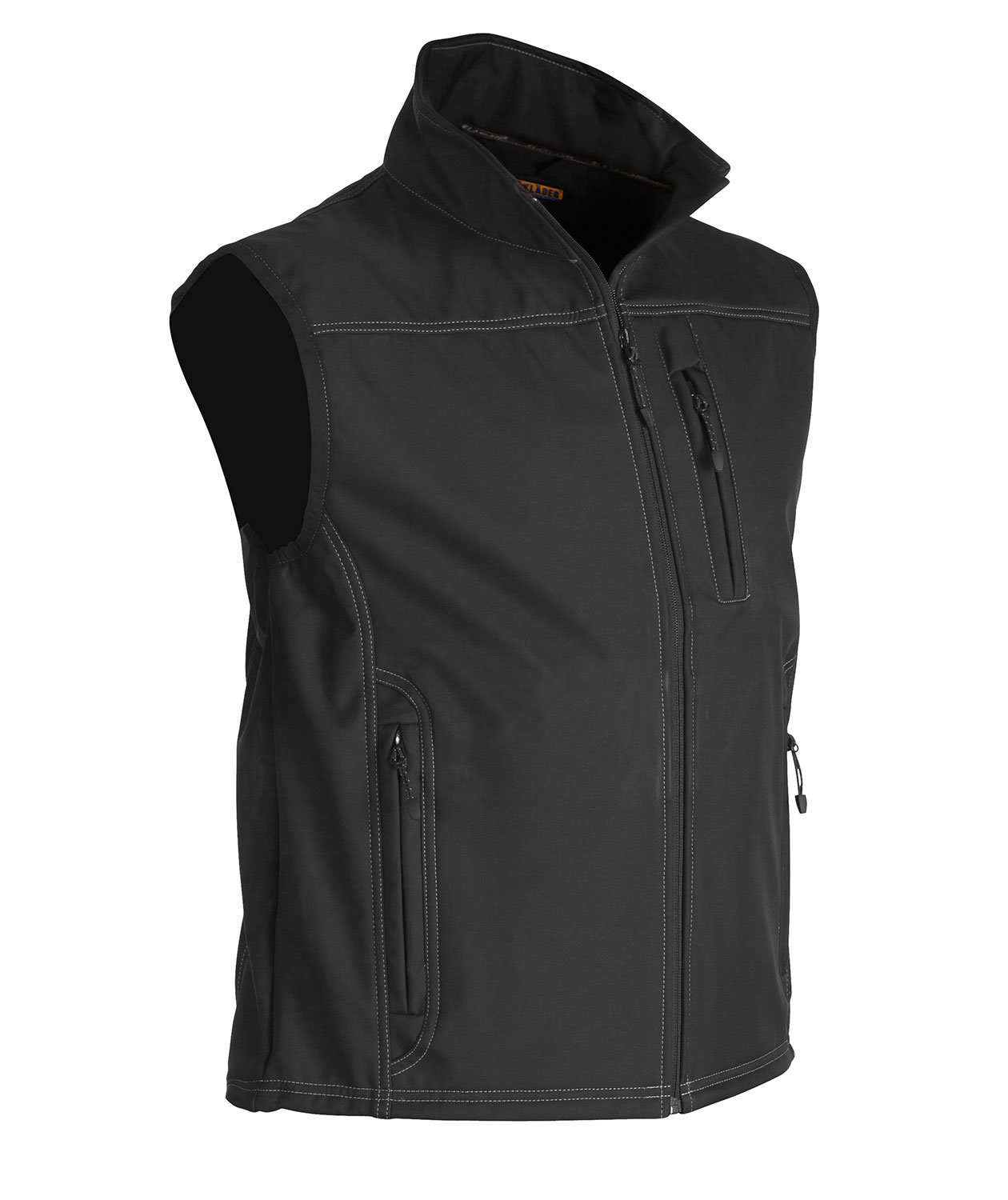 Bl&aring;kl&auml;der softshellv&auml;st, Svart